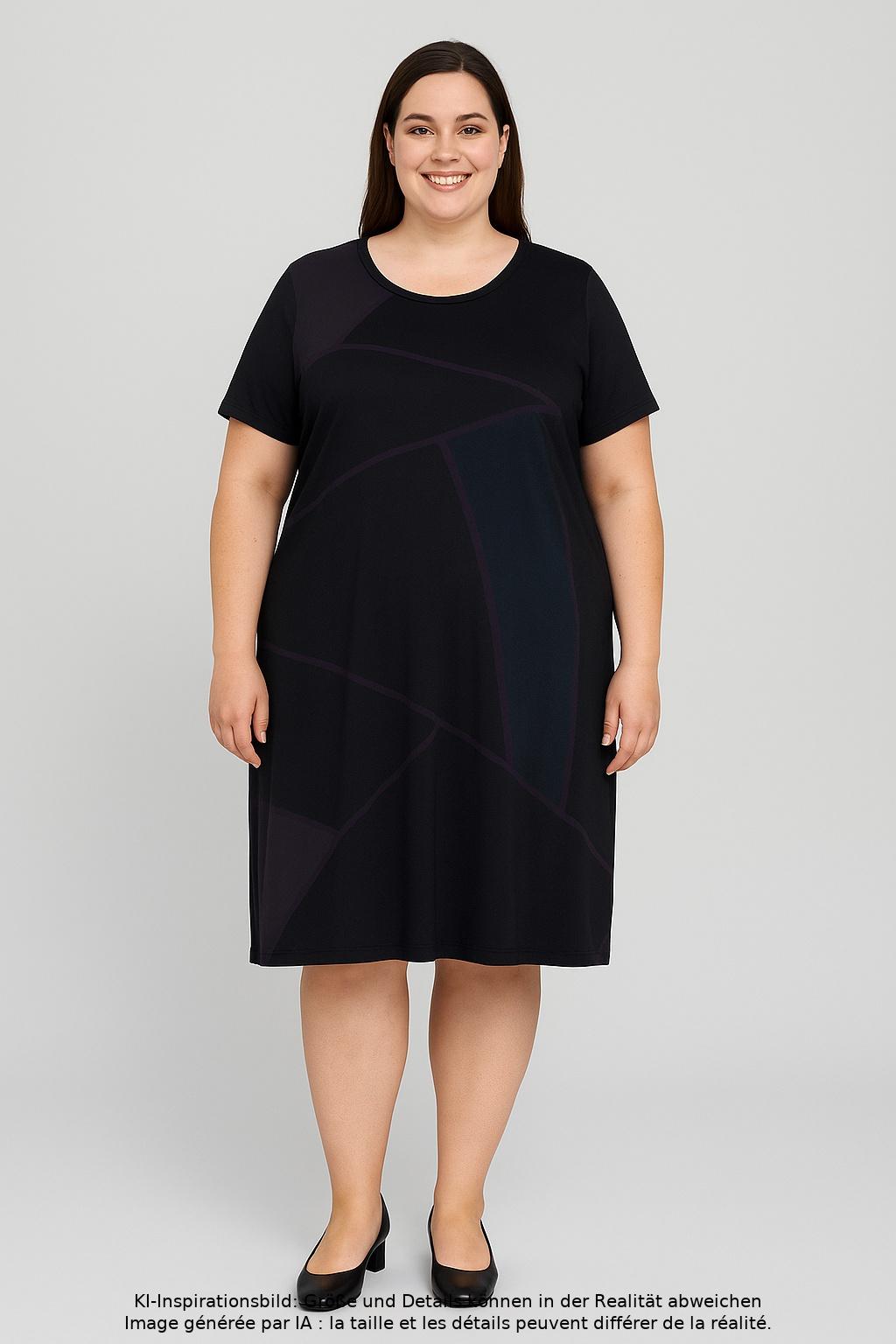 

Egu Damen Kleid, schwarz, Gr. 76