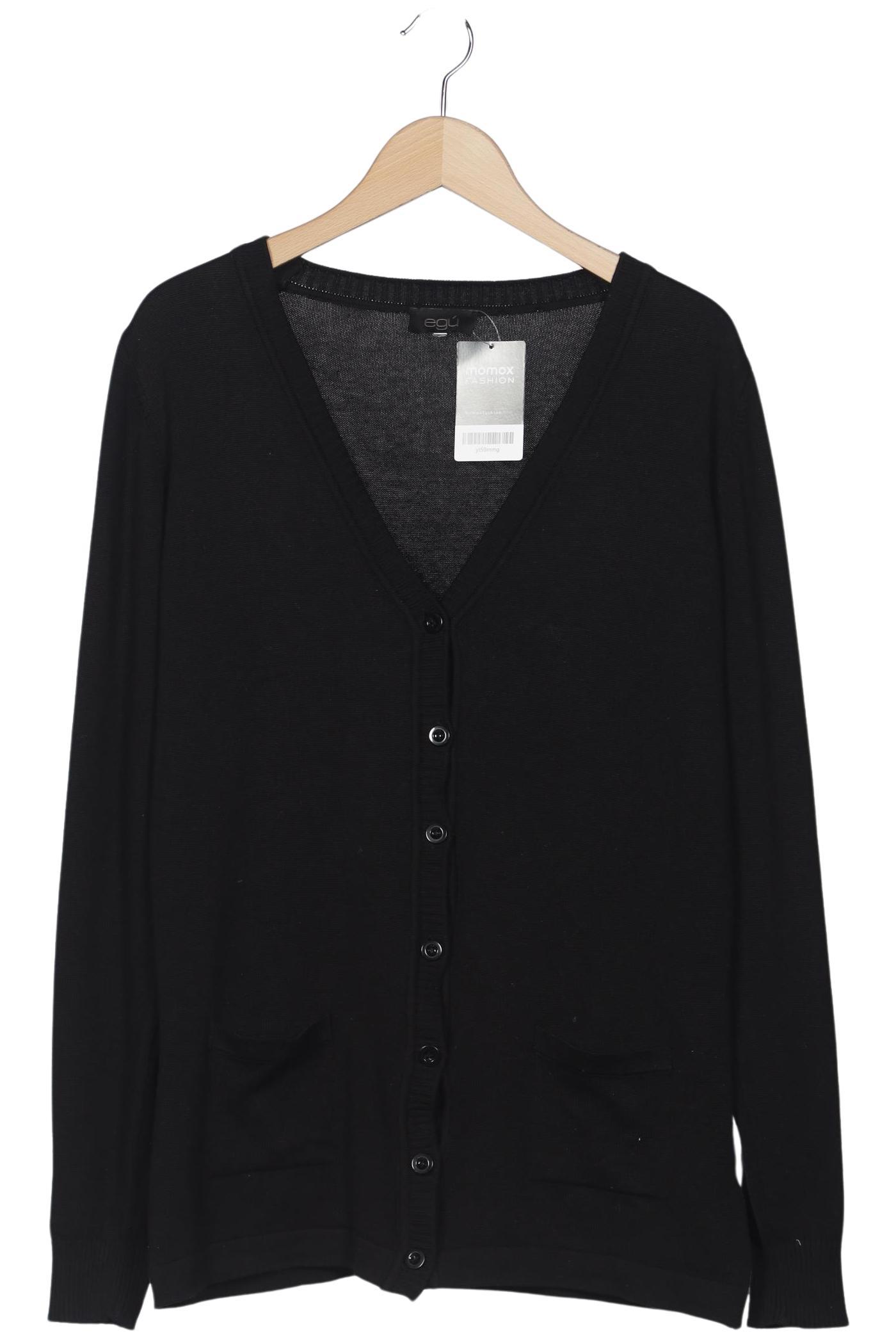 

Egu Damen Strickjacke, schwarz, Gr. 44