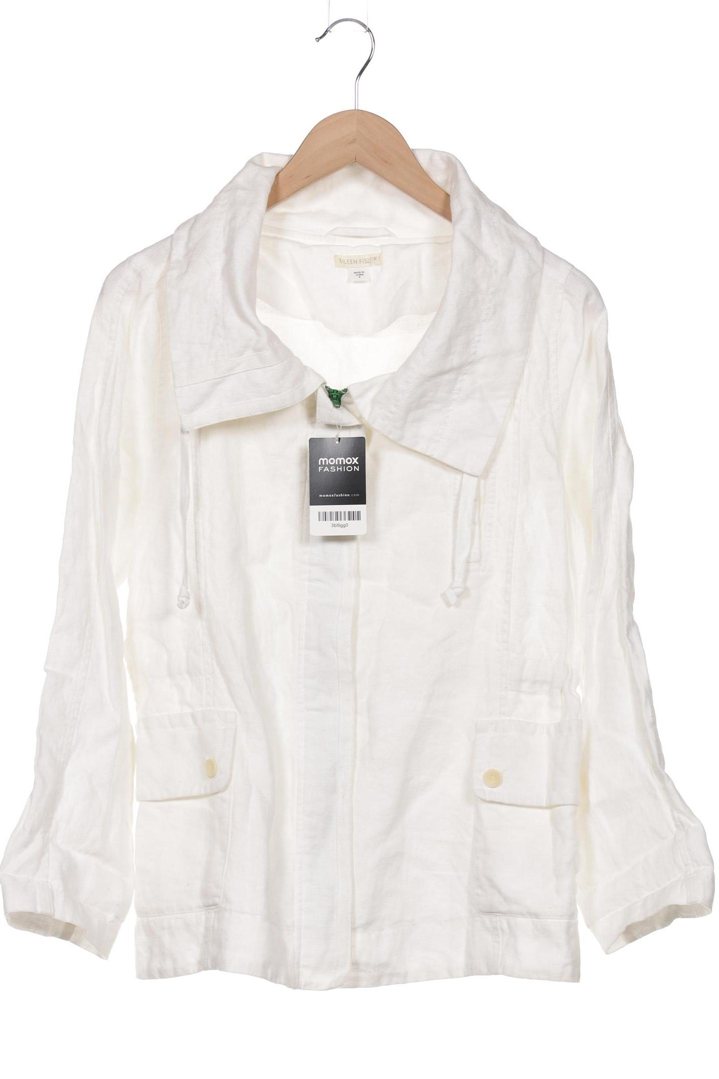 

Eileen Fisher Damen Jacke, weiß, Gr. 36