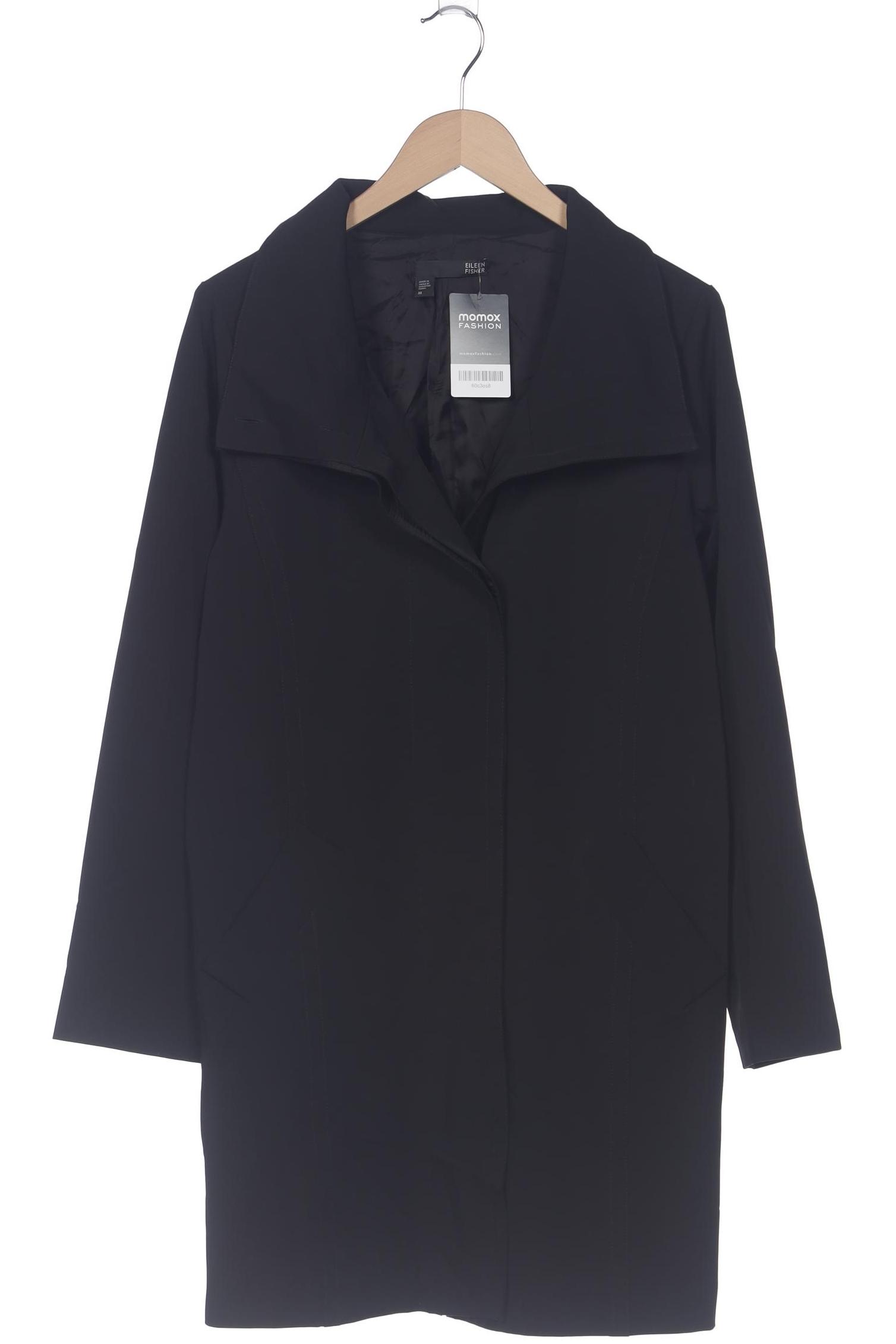 

Eileen Fisher Damen Mantel, schwarz, Gr. 38