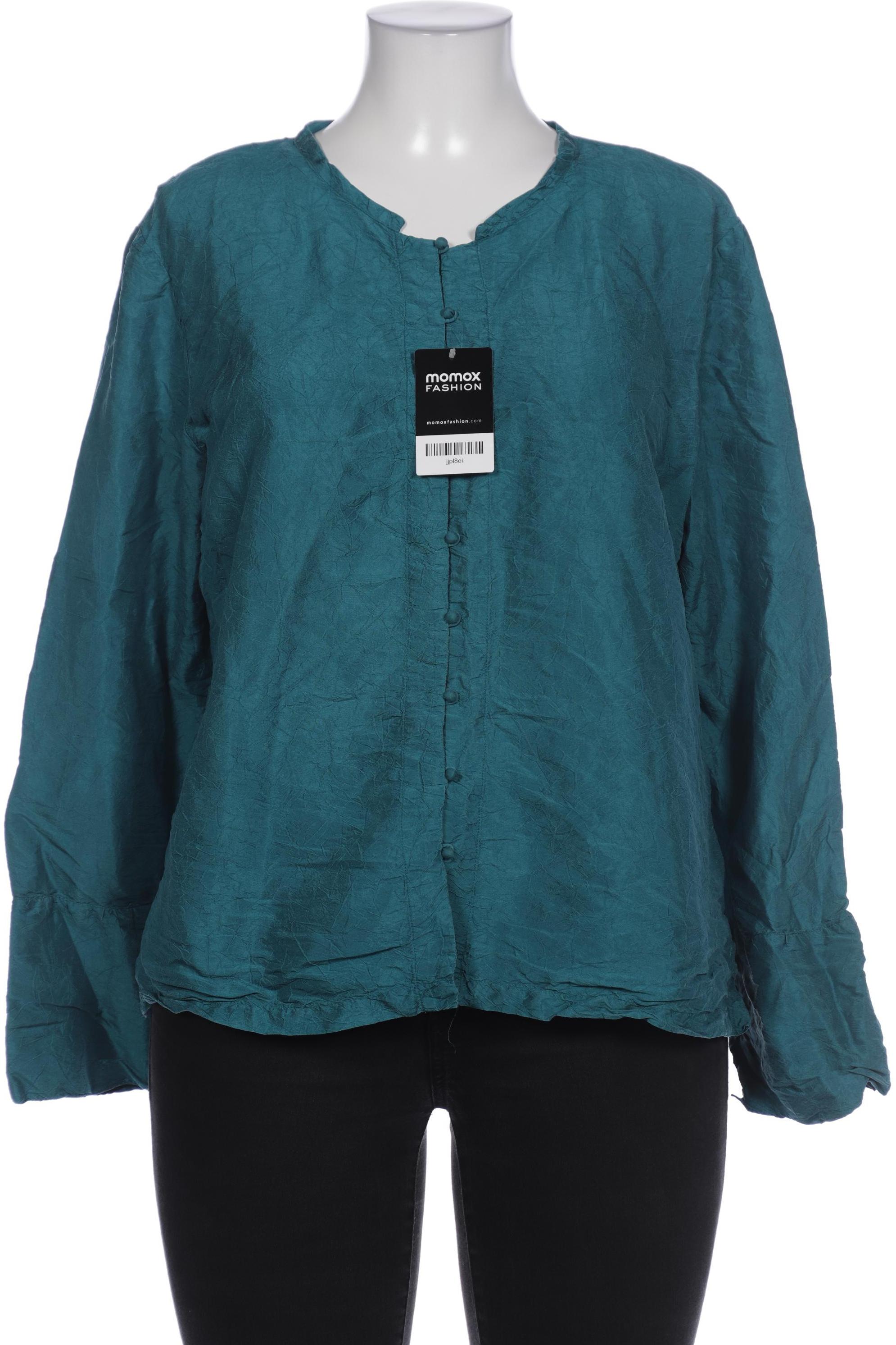

Eileen Fisher Damen Bluse, türkis, Gr. 42