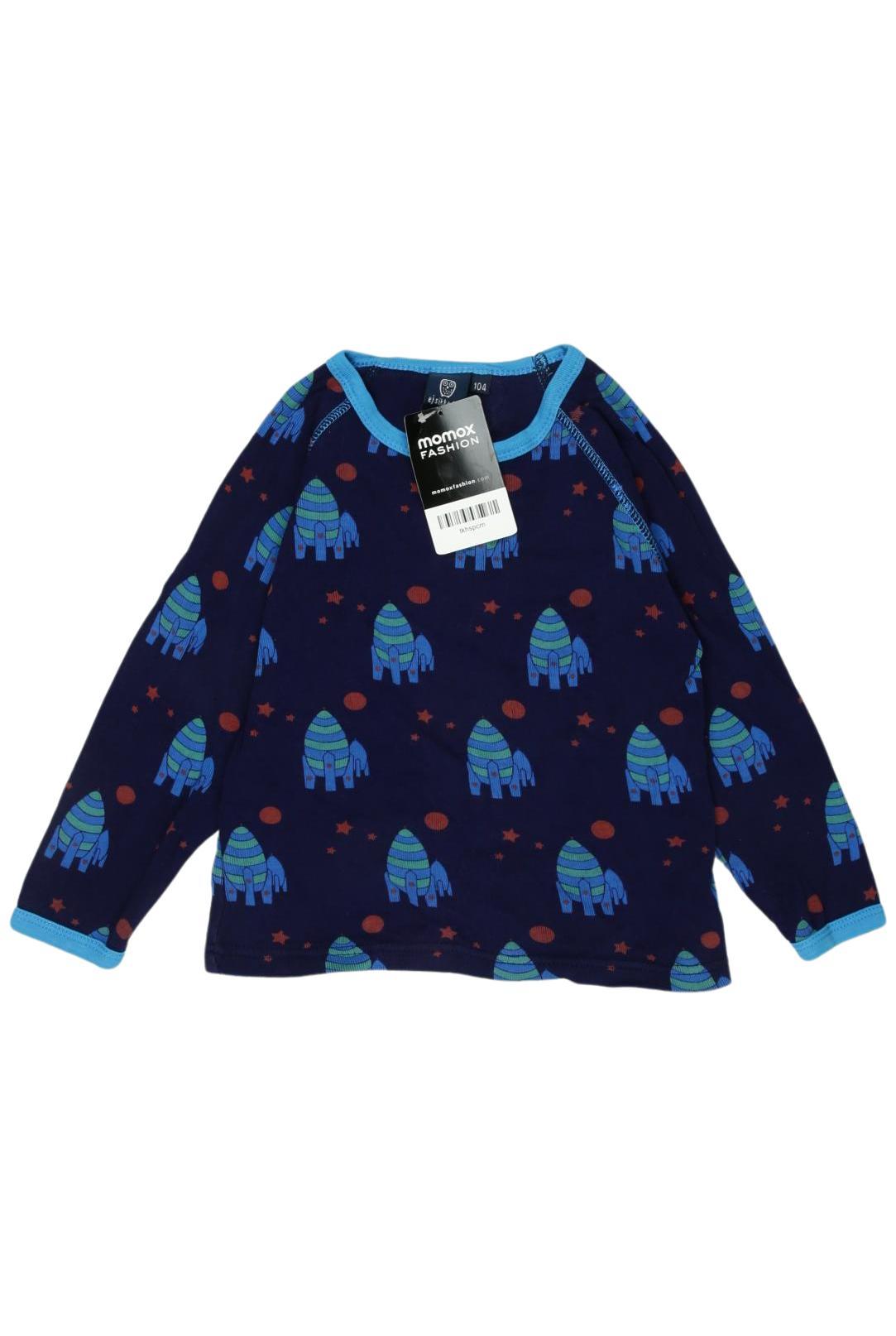 

Ej Sikke Lej Jungen Langarmshirt, marineblau, Gr. 104