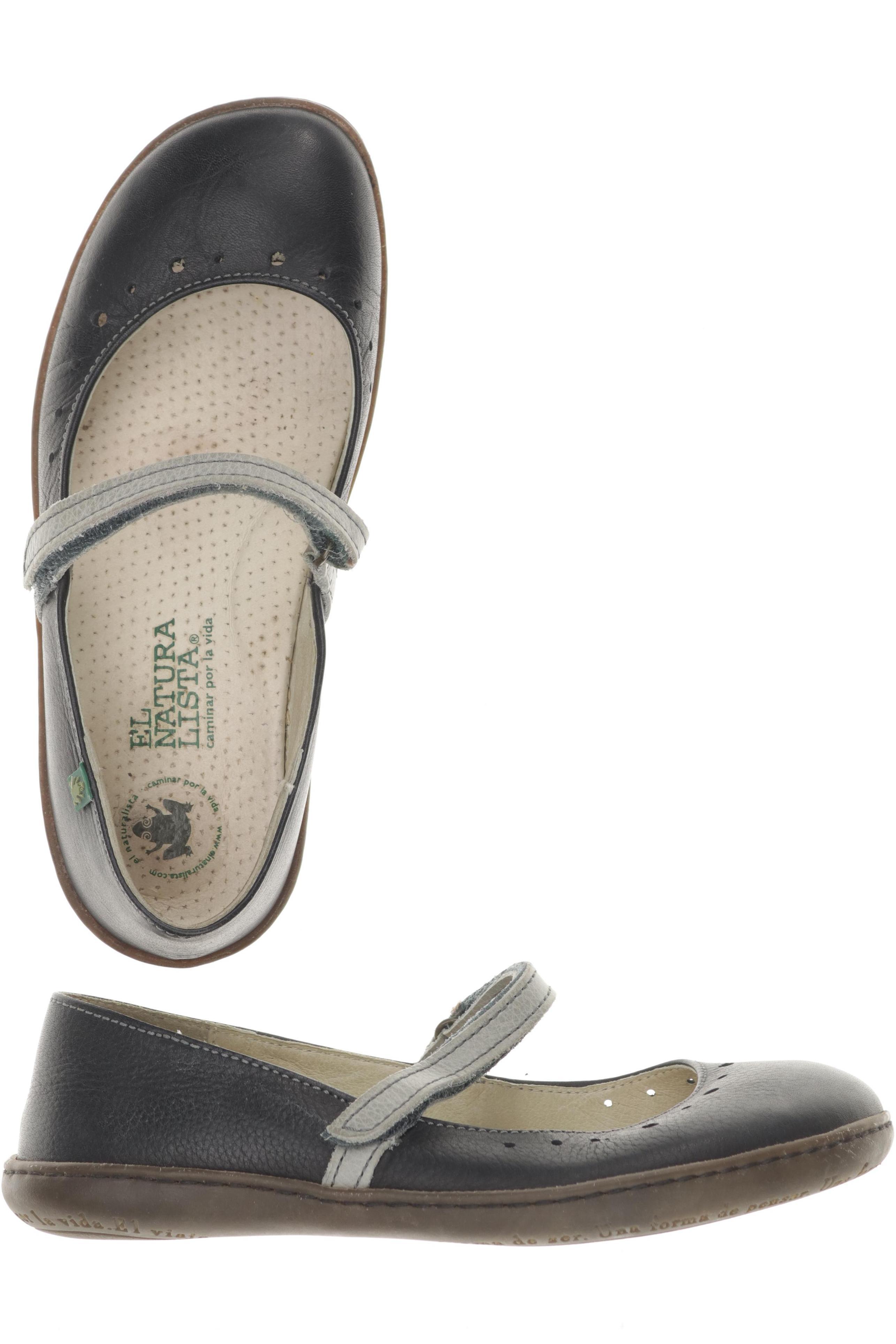 

El Naturalista Damen Ballerinas, schwarz, Gr. 36