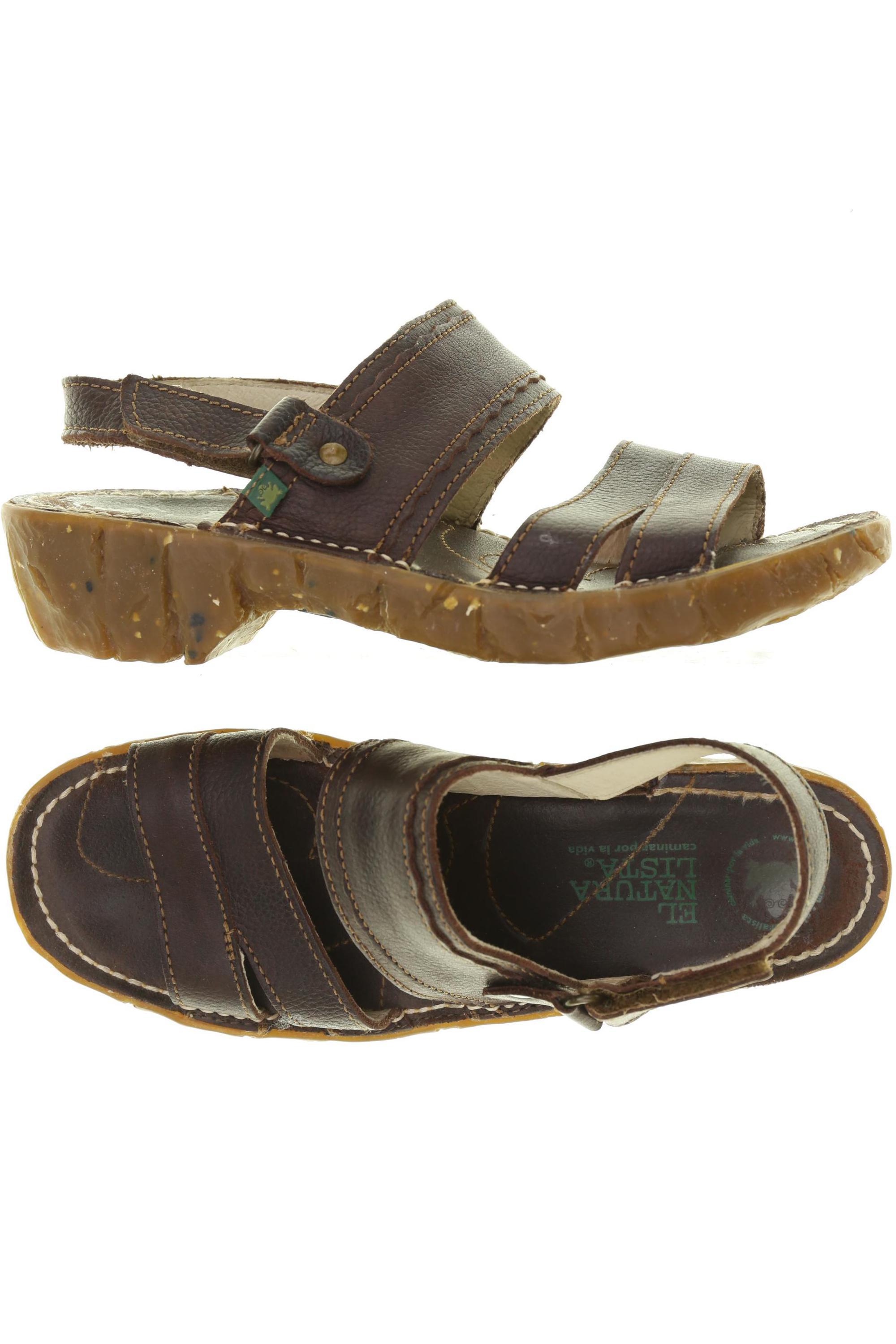 

El Naturalista Damen Sandale, braun, Gr. 38