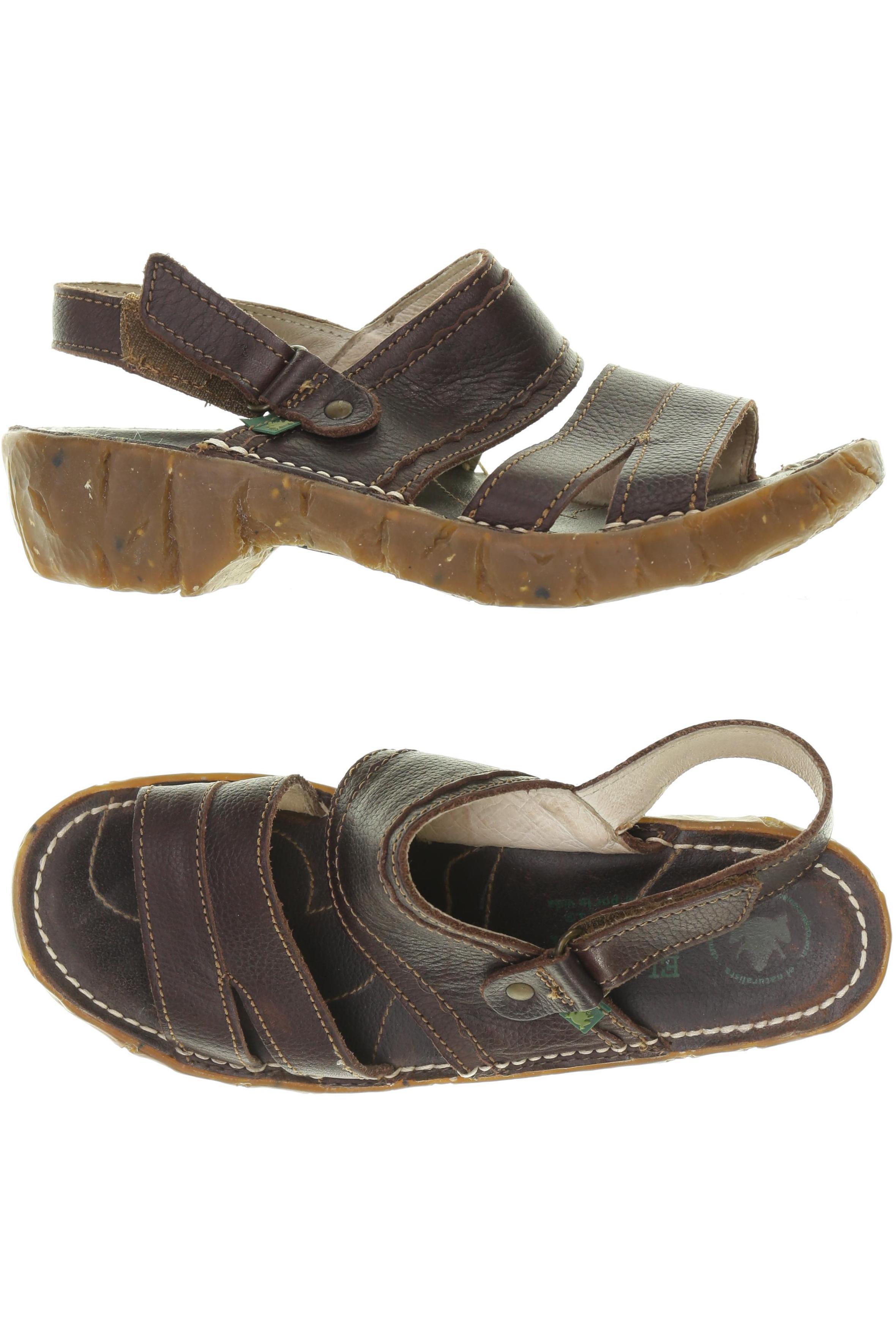 

El Naturalista Damen Sandale, braun, Gr. 38