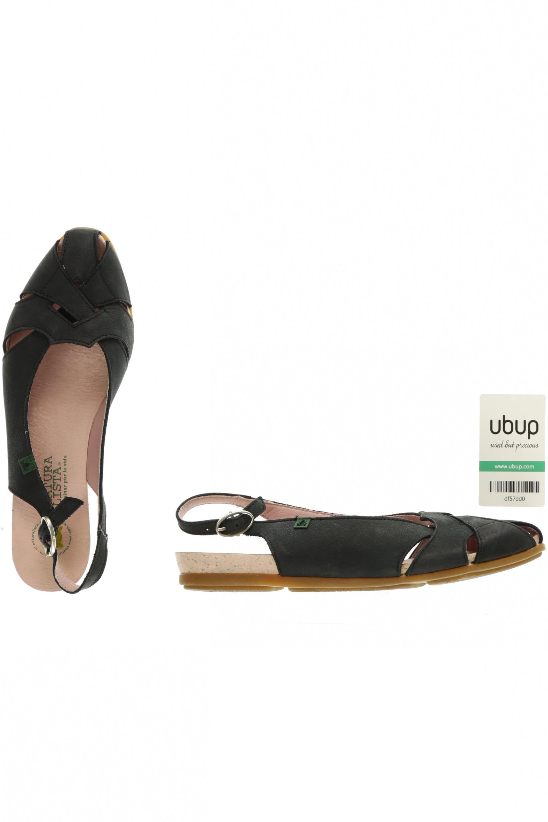 

El Naturalista Damen Sandale, schwarz, Gr. 40