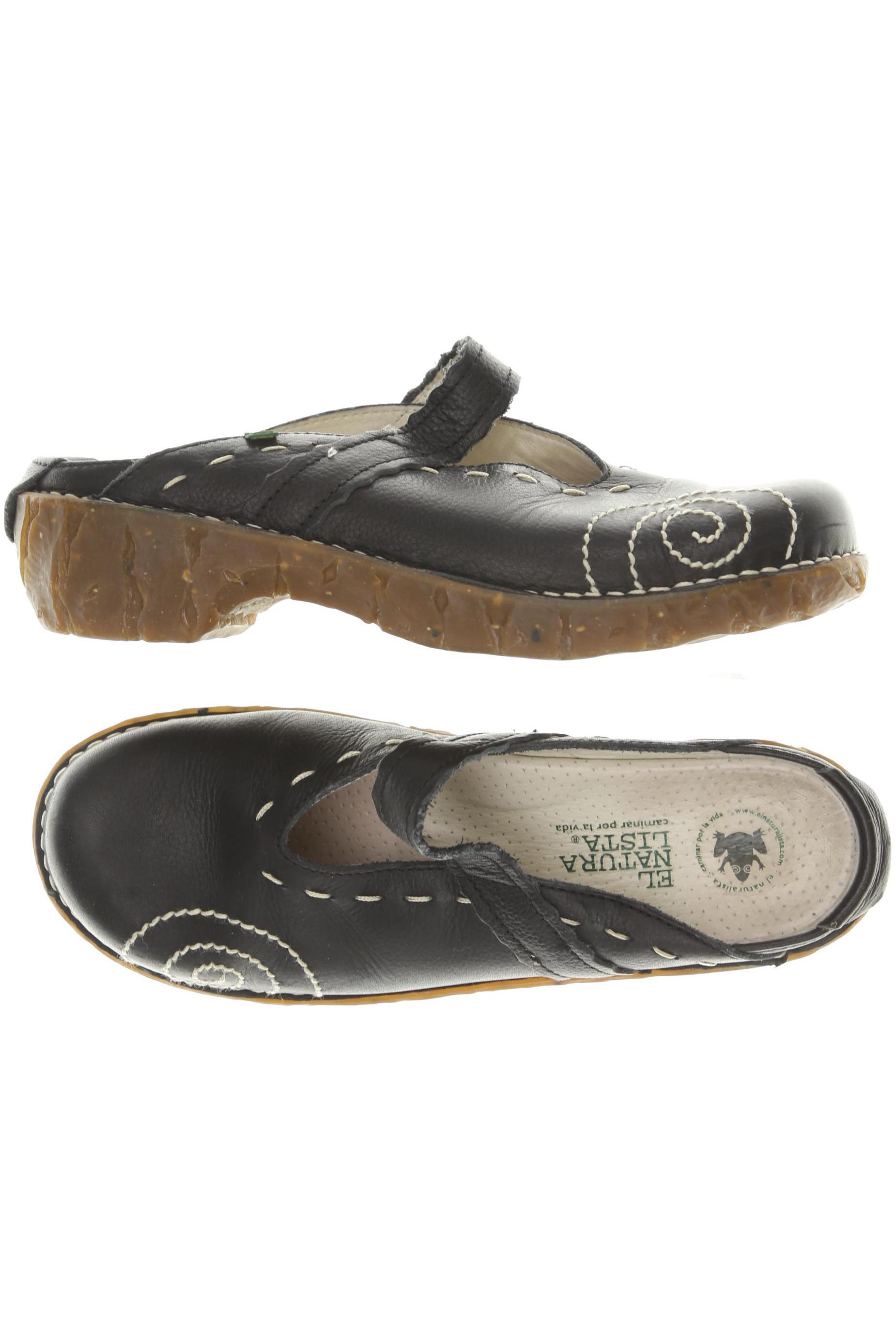 

El Naturalista Damen Sandale, schwarz, Gr. 40