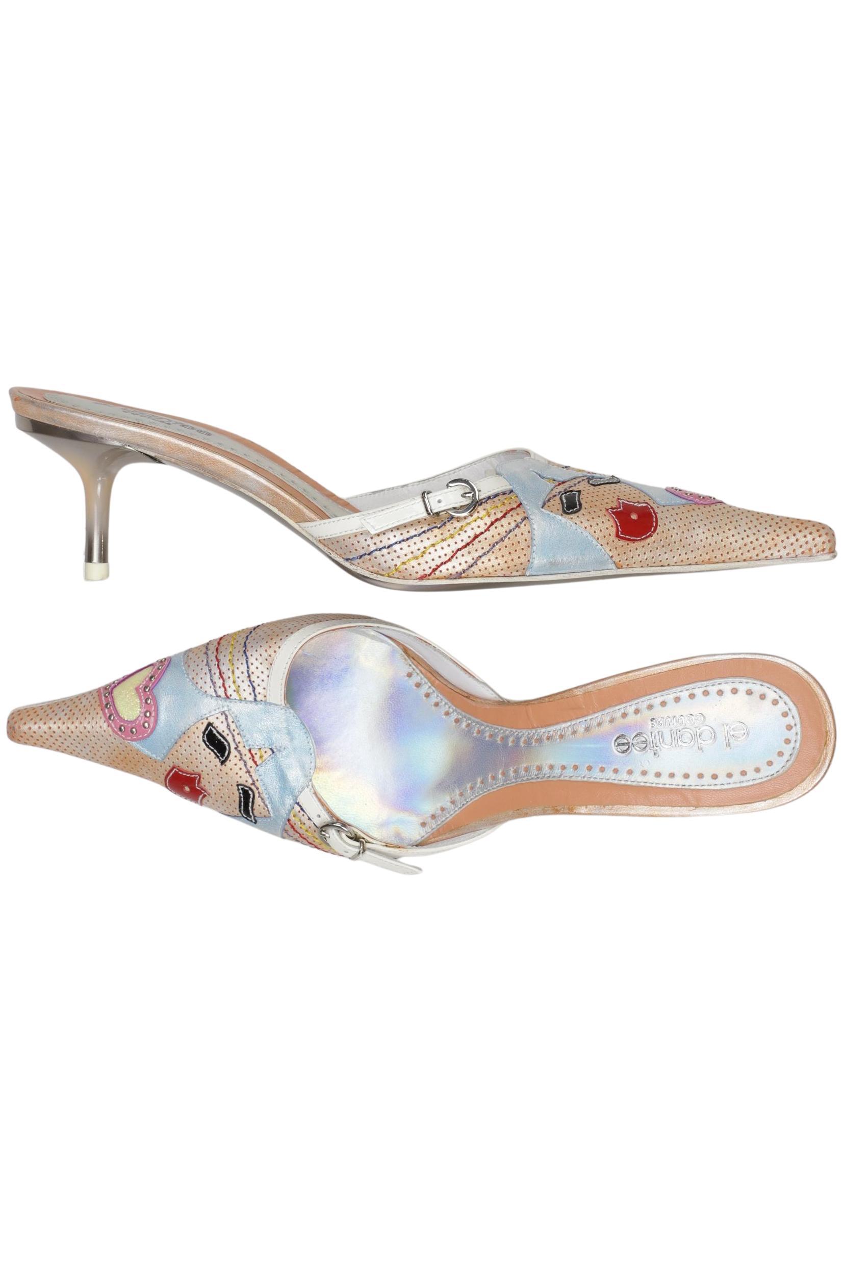 

El Dantes Damen Sandale, silber, Gr. 39