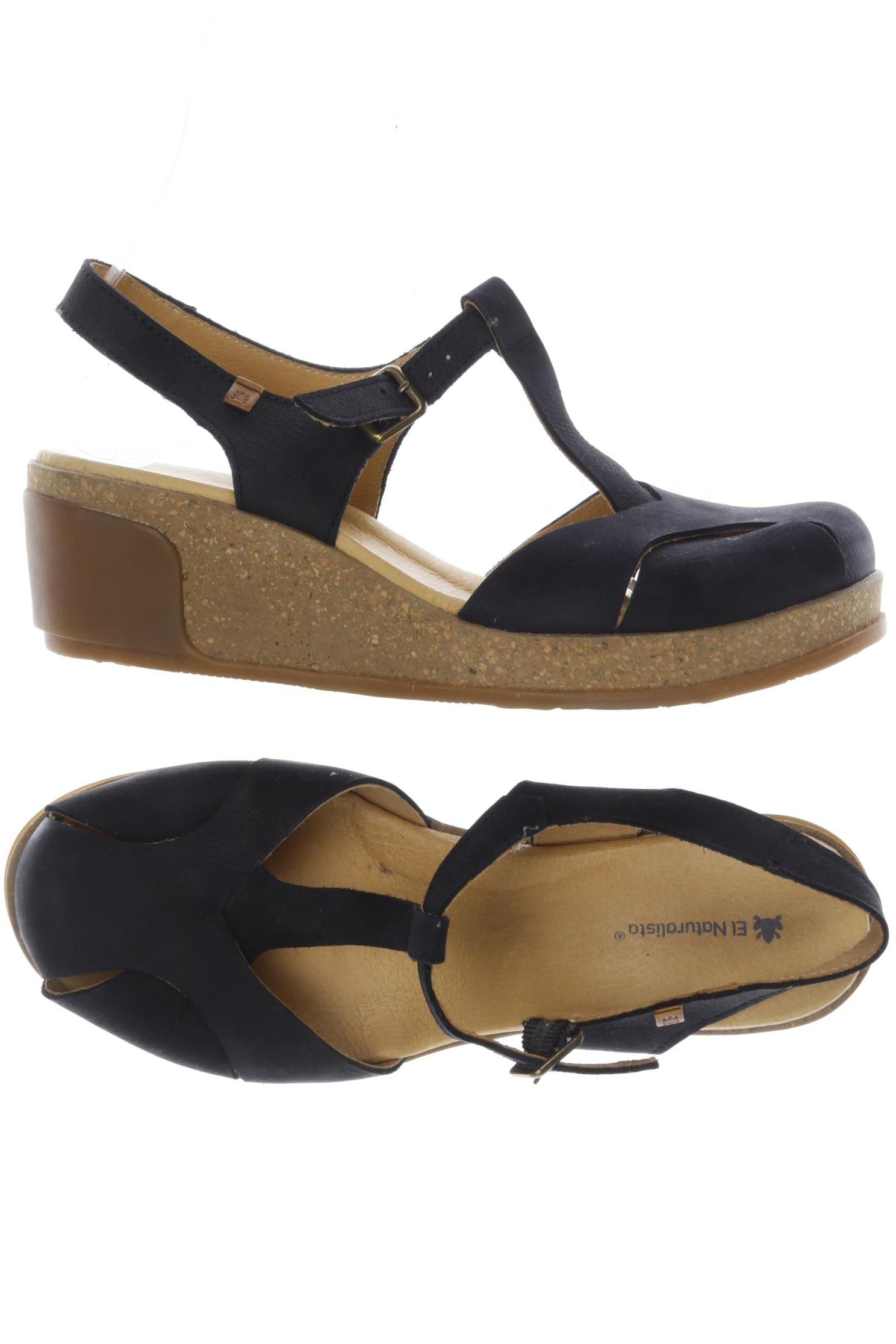 

El Naturalista Damen Sandale, schwarz, Gr. 40
