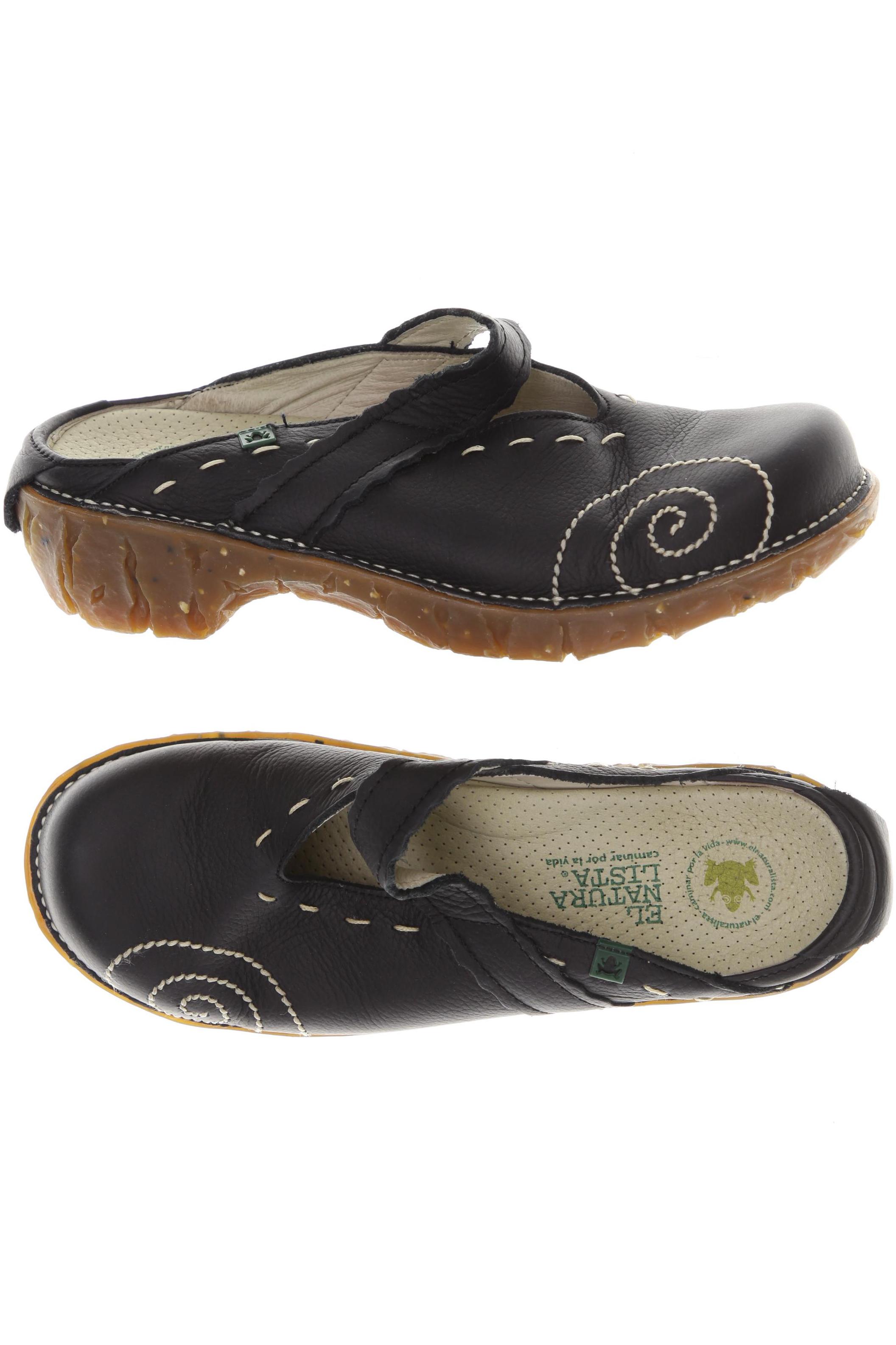

El Naturalista Damen Sandale, schwarz, Gr. 40