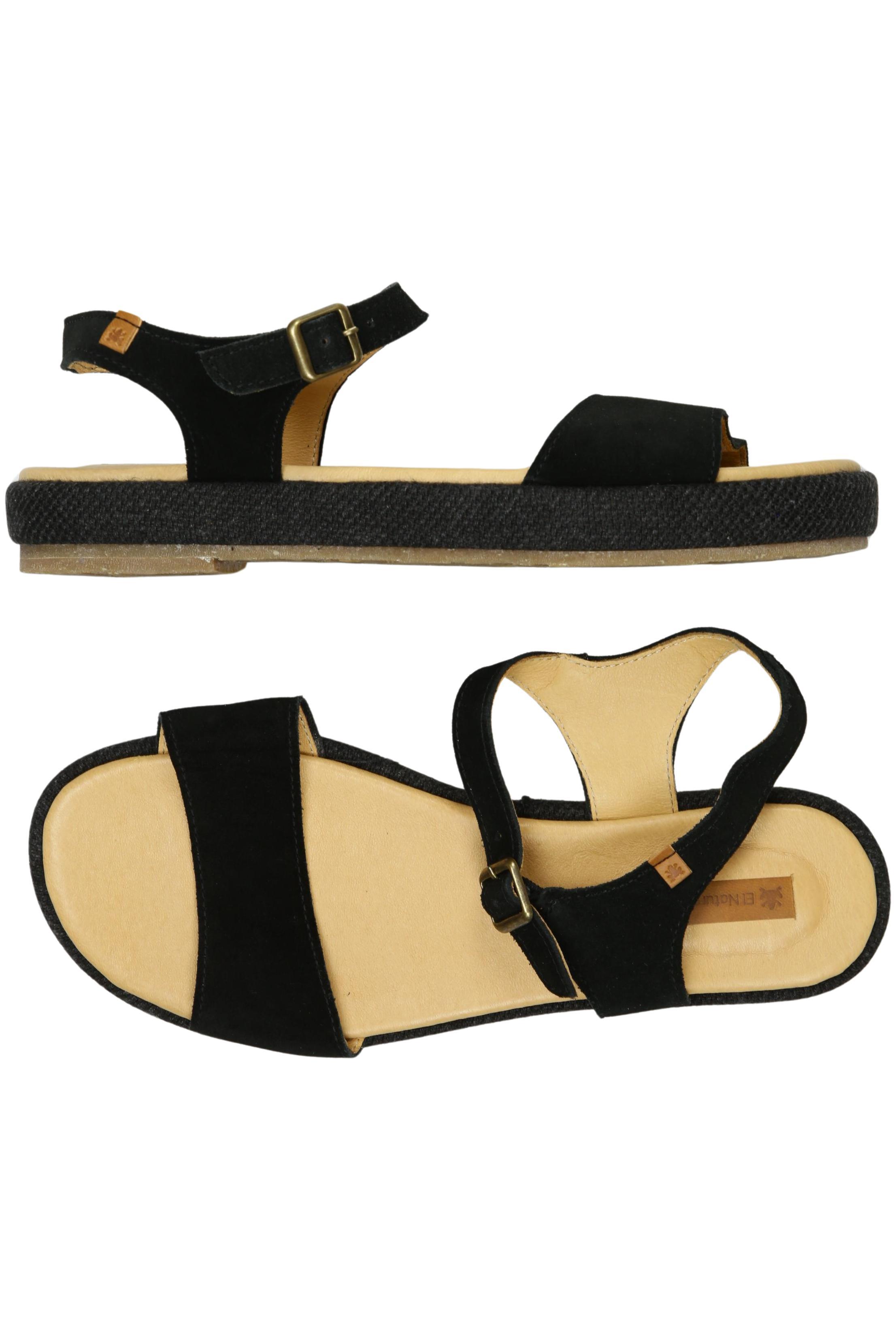 

El Naturalista Damen Sandale, schwarz, Gr. 40