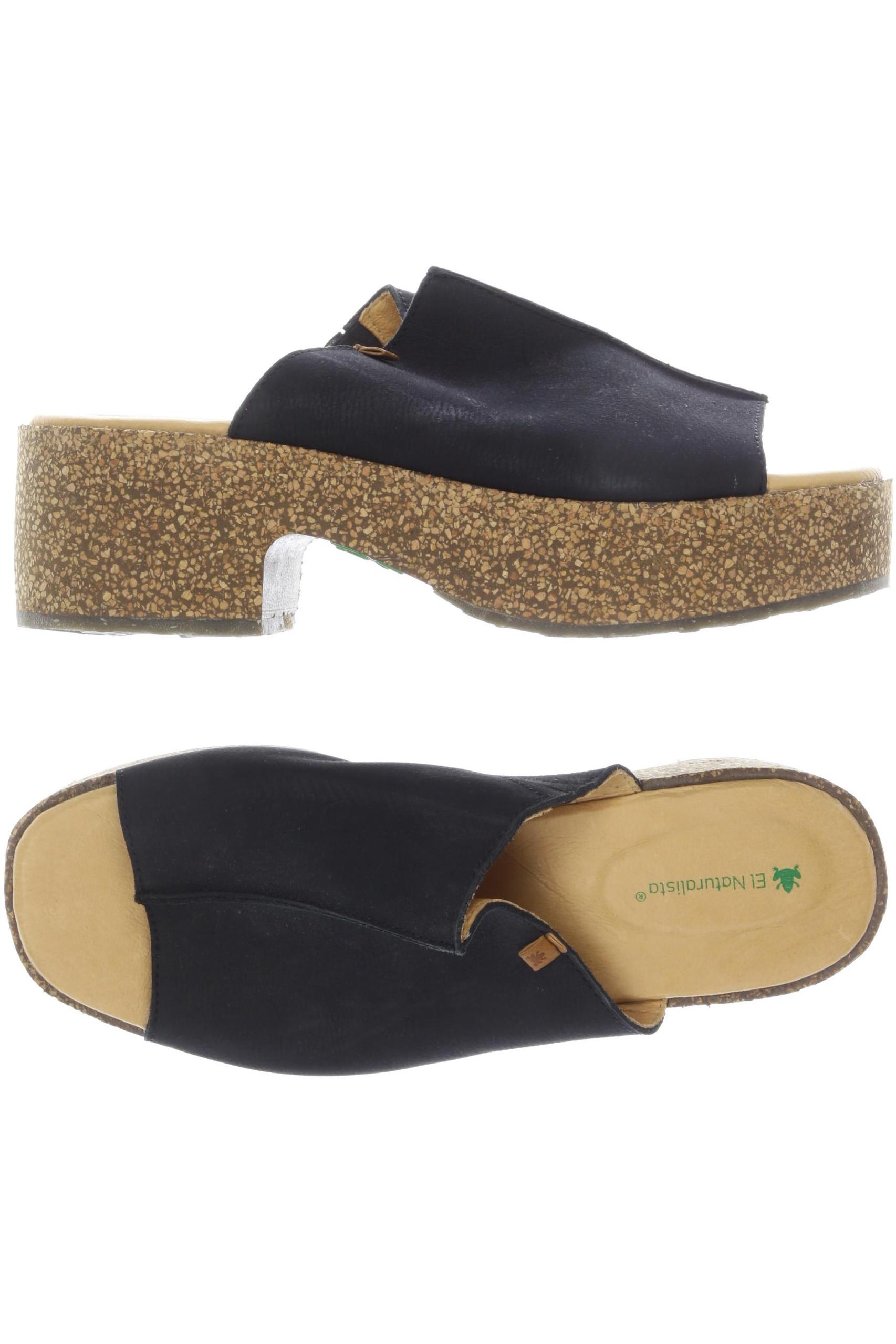 

El Naturalista Damen Sandale, schwarz, Gr. 39