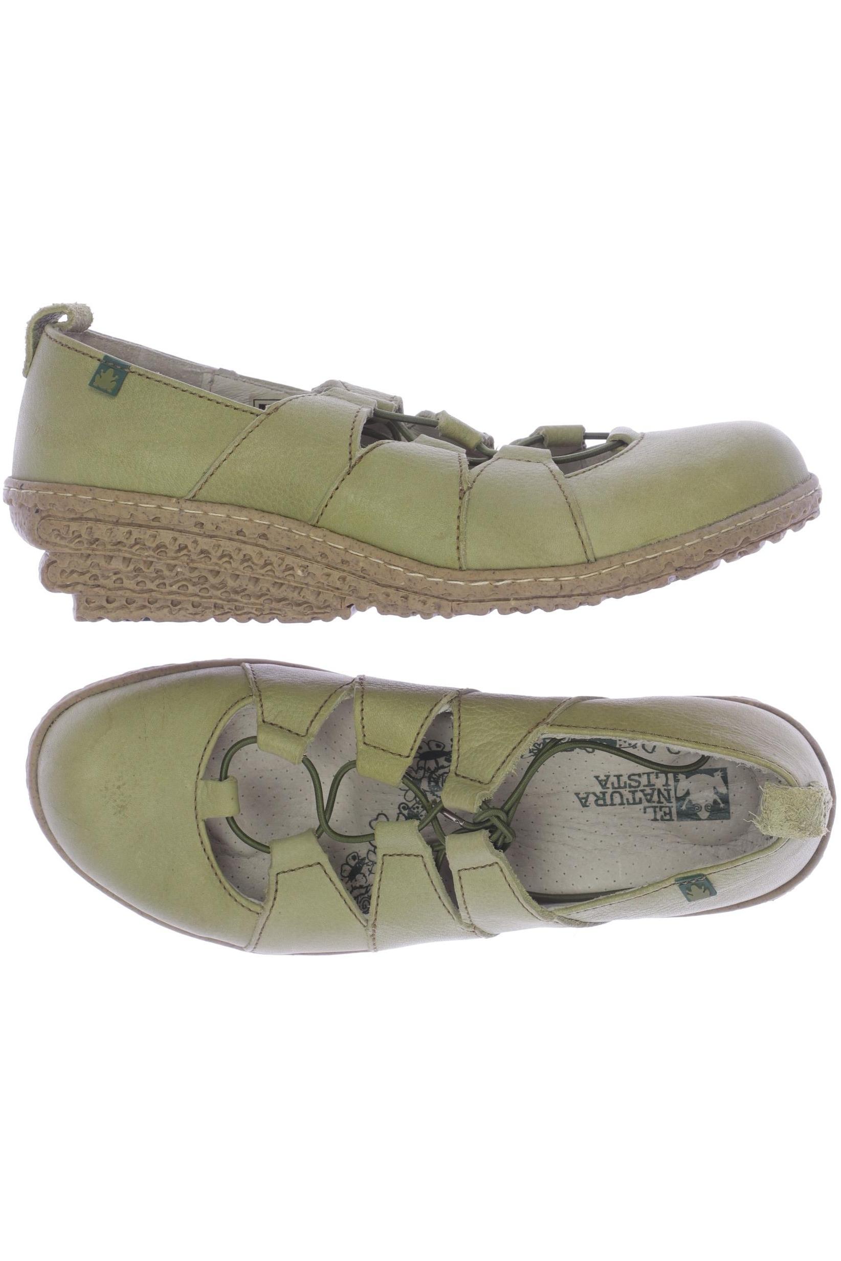 Thumbnail - El Naturalista Damen Halbschuh, grün, Gr. 39