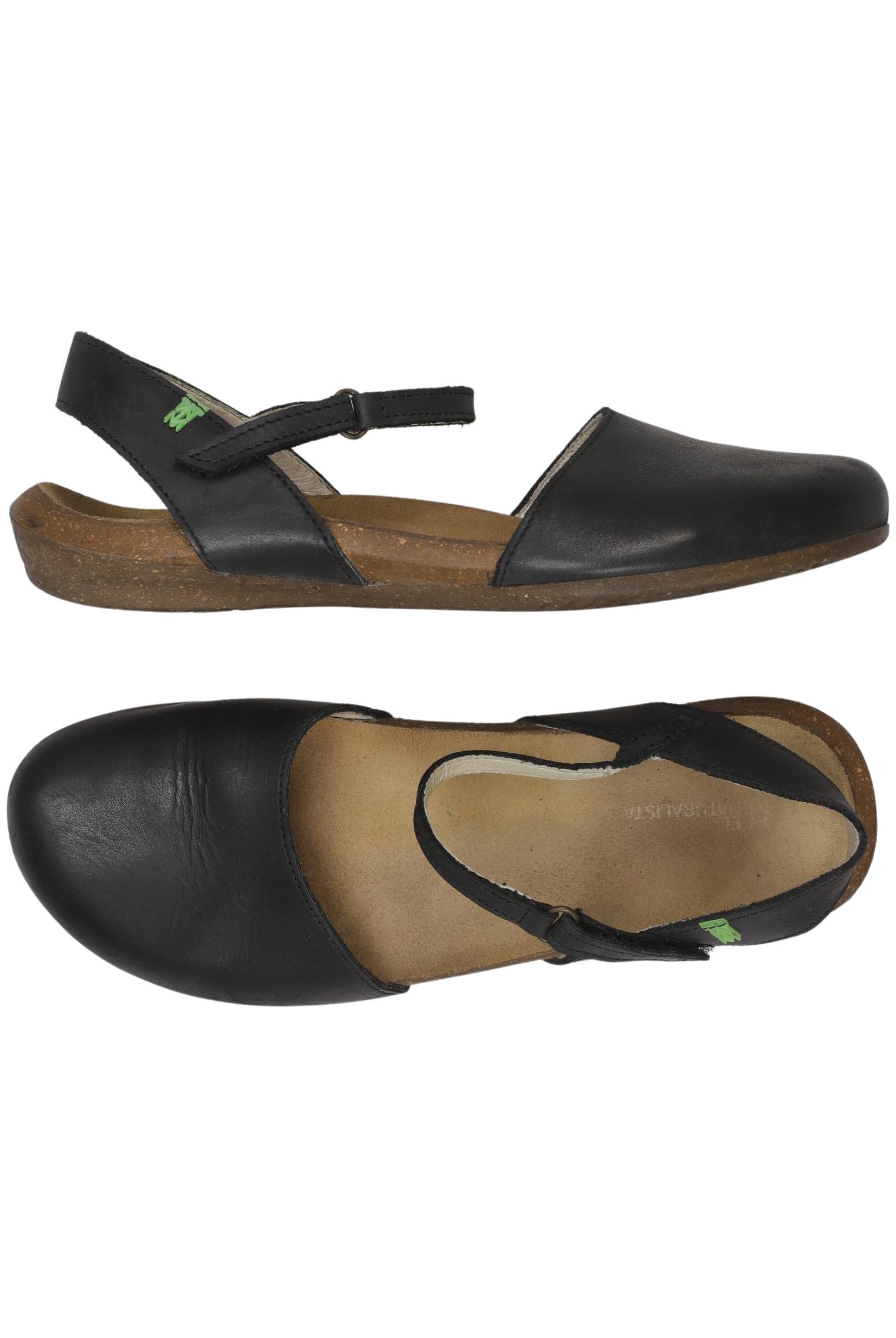 

El Naturalista Damen Sandale, schwarz, Gr. 39