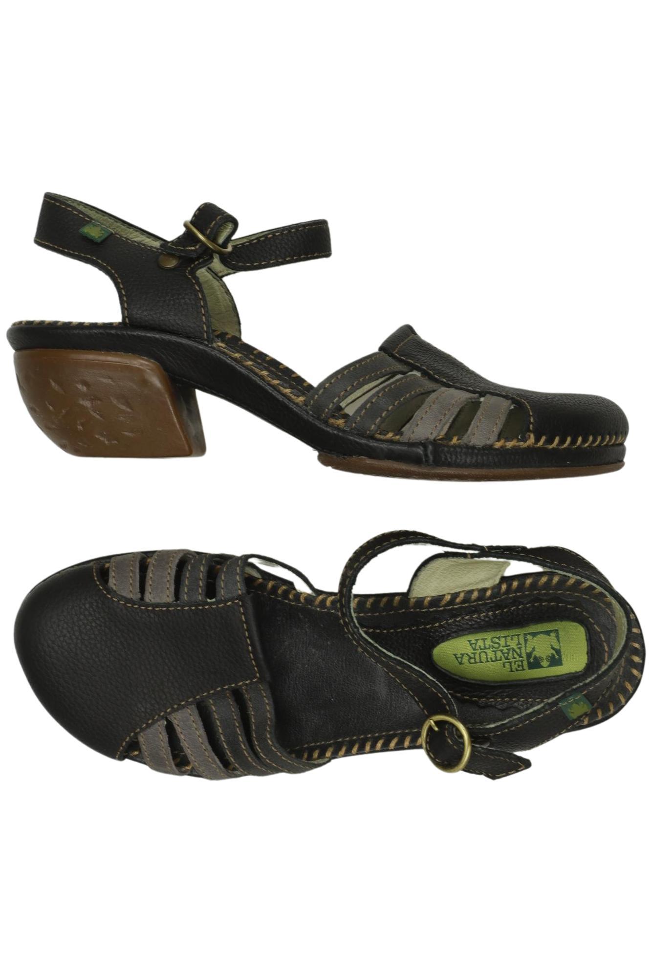 

El Naturalista Damen Sandale, schwarz, Gr. 39