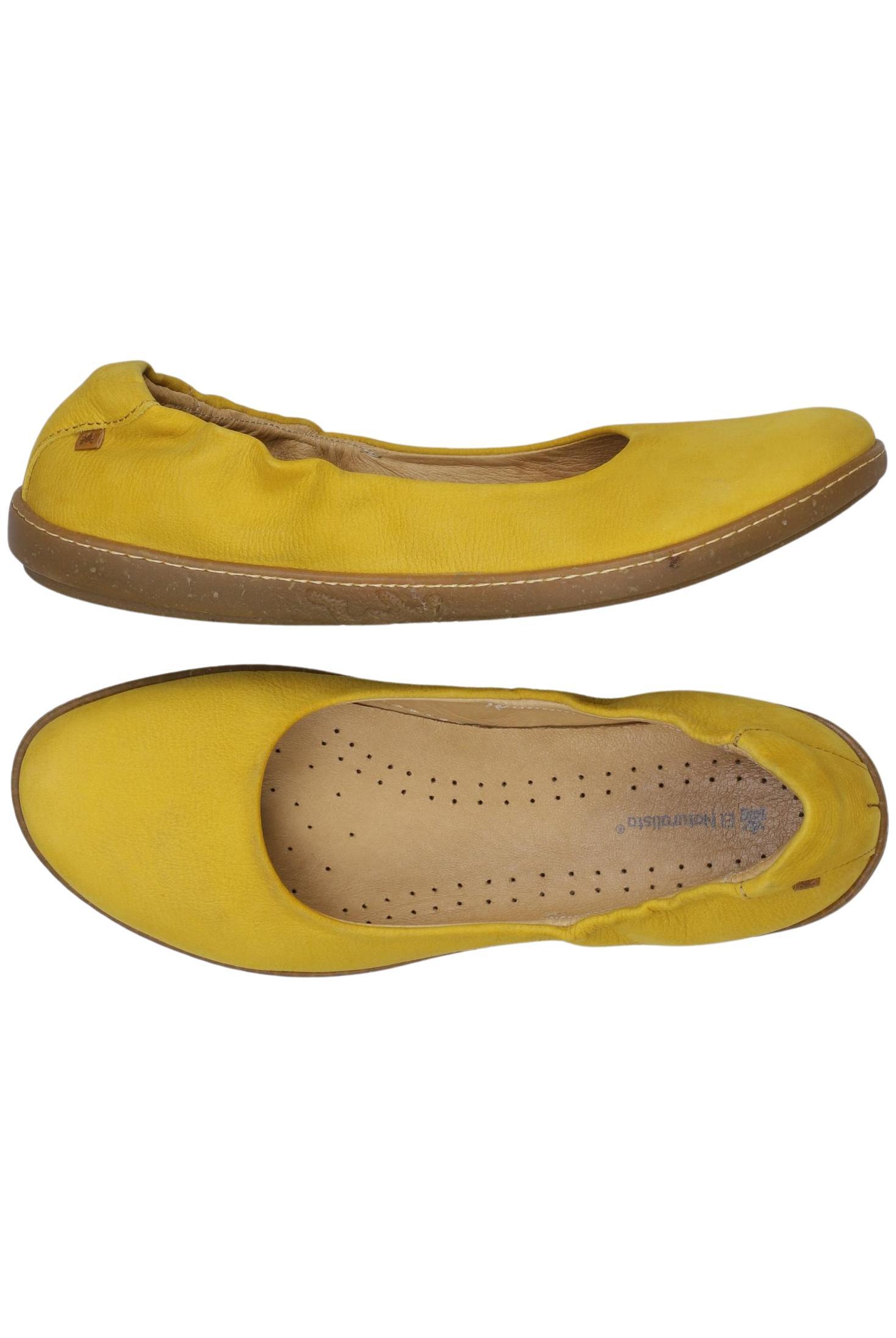 

El Naturalista Damen Ballerinas, gelb, Gr. 41