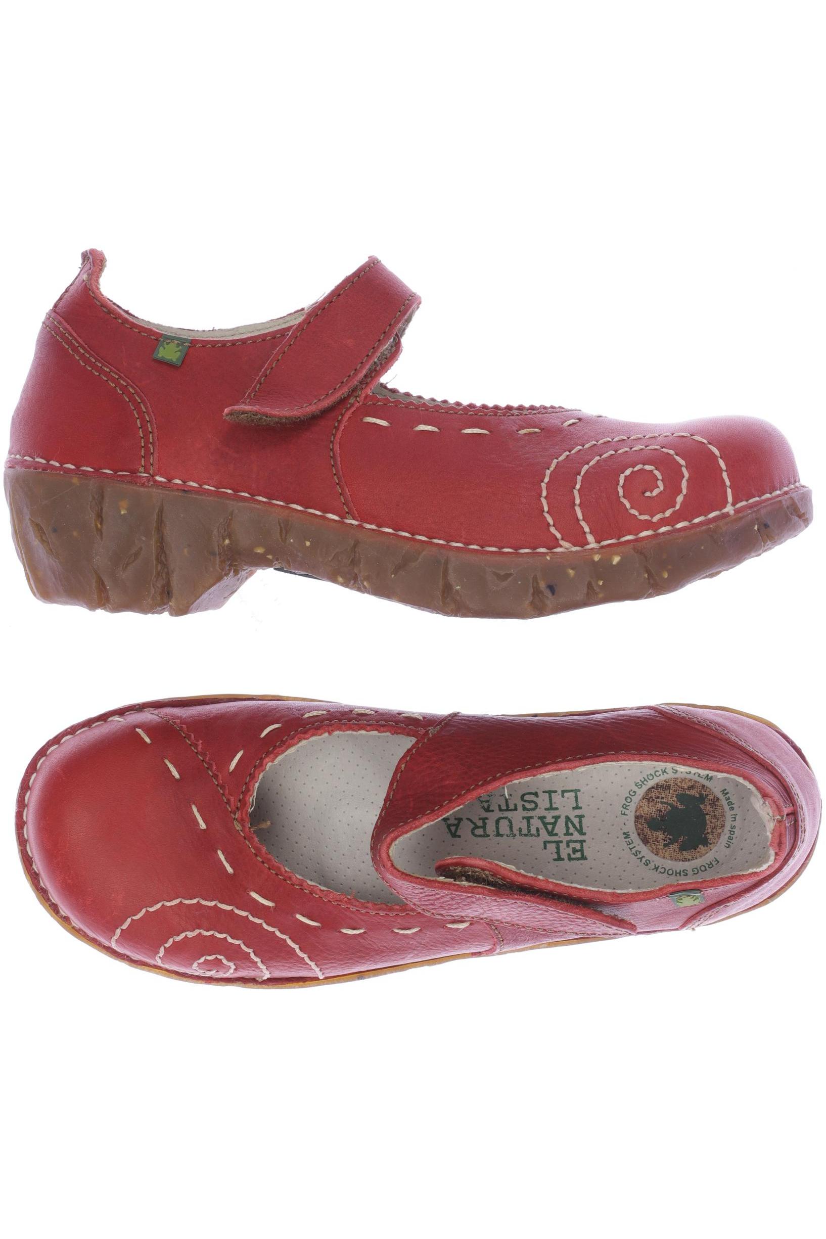 

El Naturalista Damen Halbschuh, rot, Gr. 37