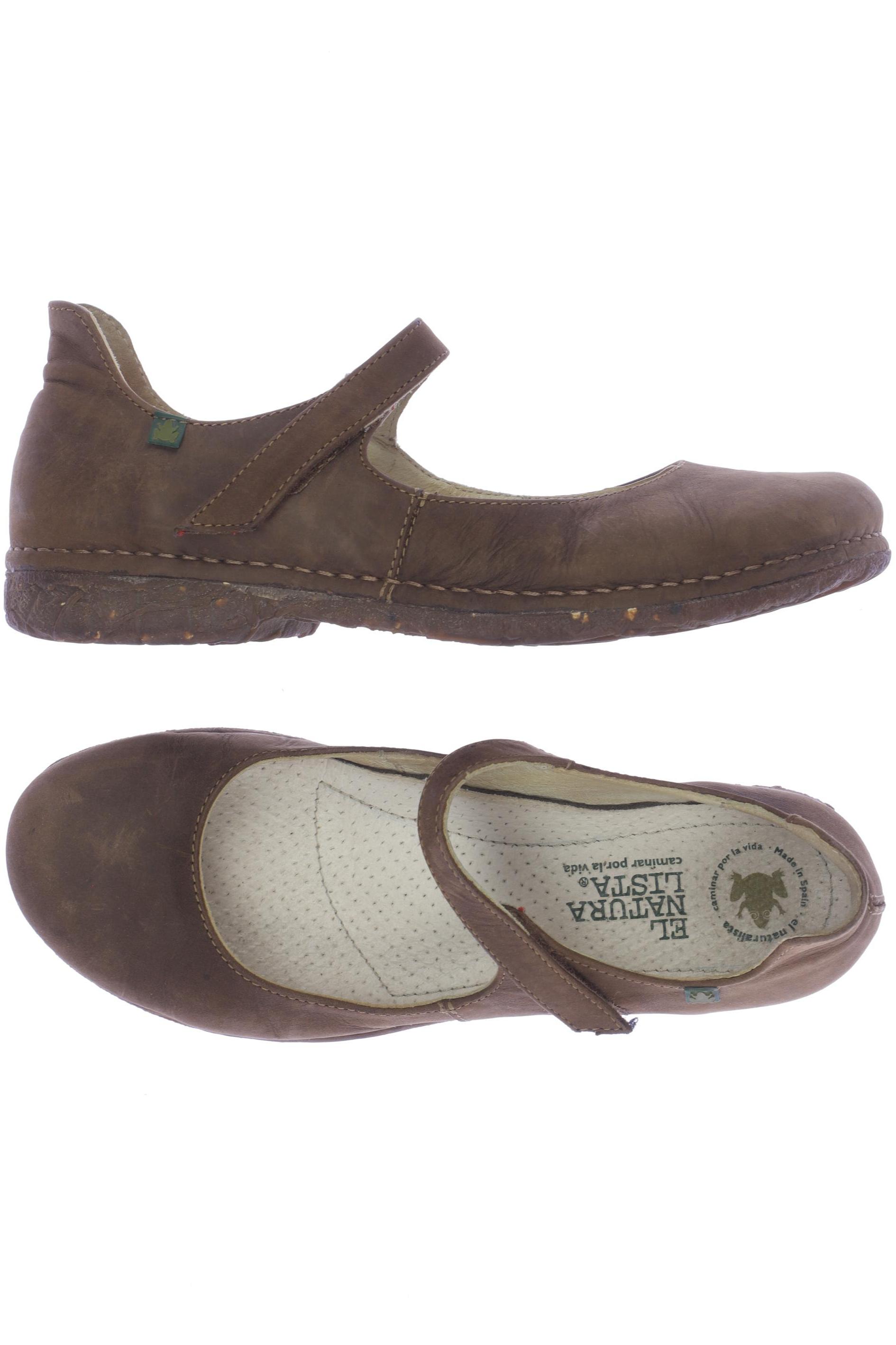 

El Naturalista Damen Ballerinas, braun, Gr. 38