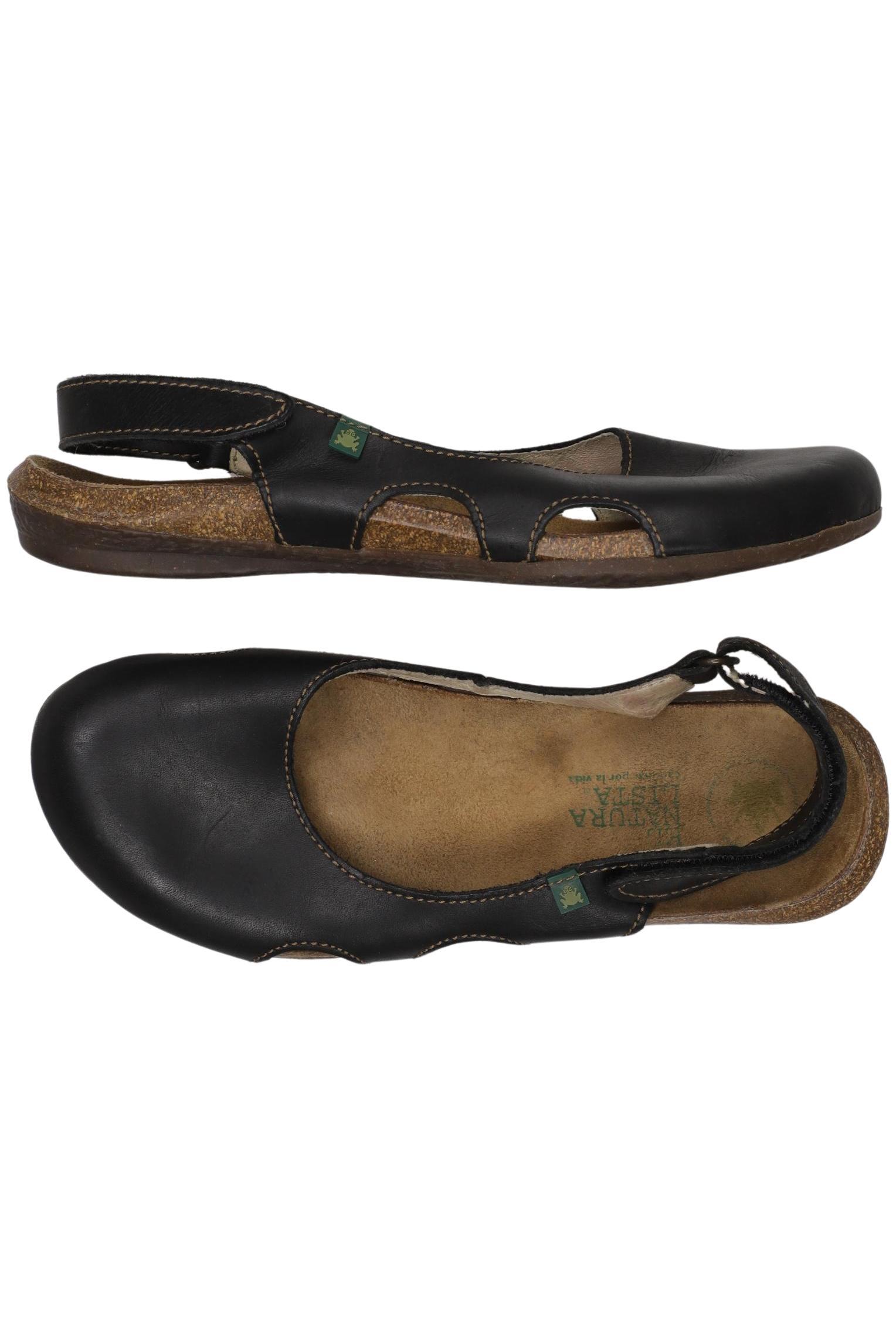 

El Naturalista Damen Ballerinas, schwarz, Gr. 40
