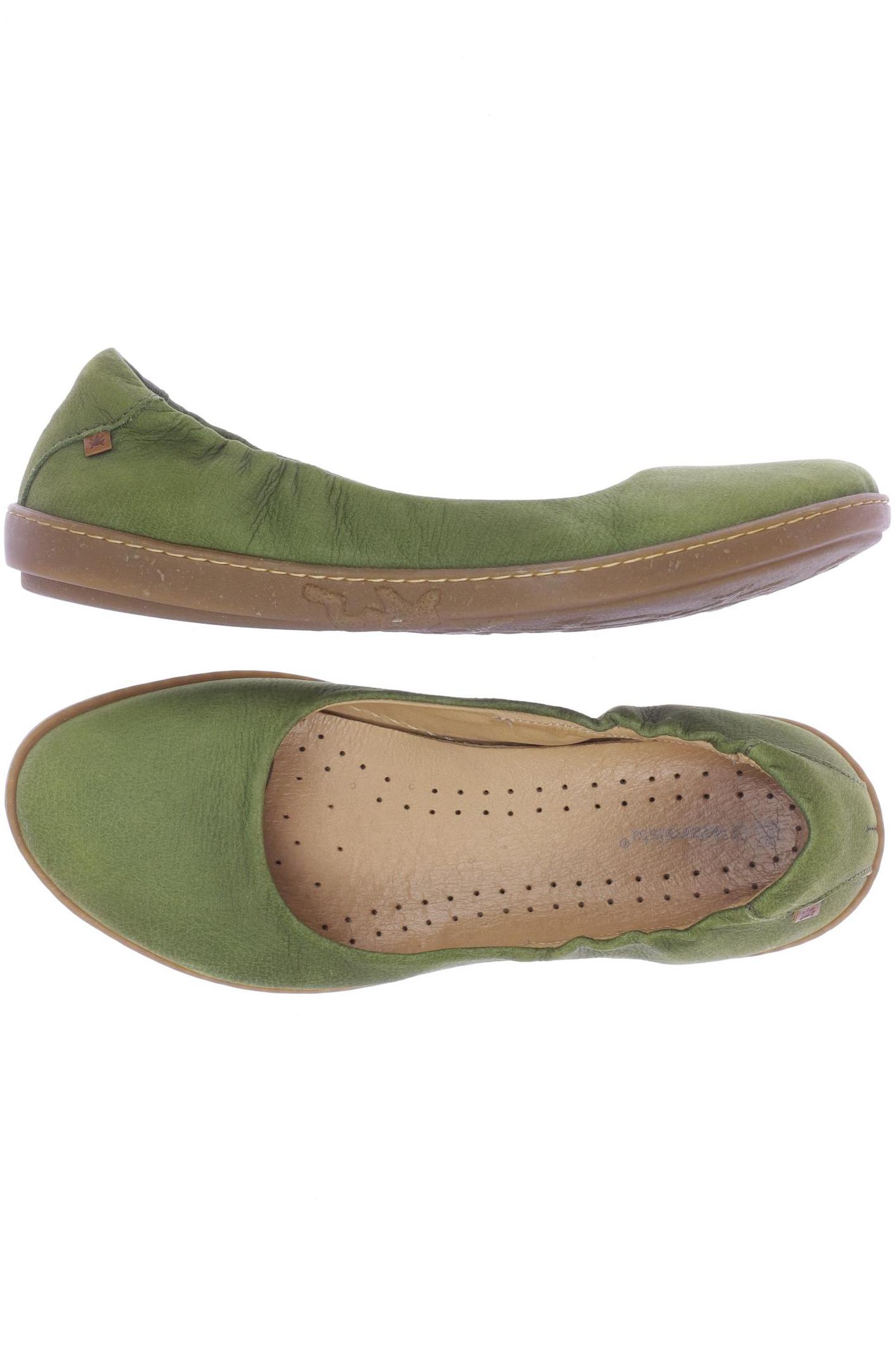 

El Naturalista Damen Ballerinas, grün, Gr. 39