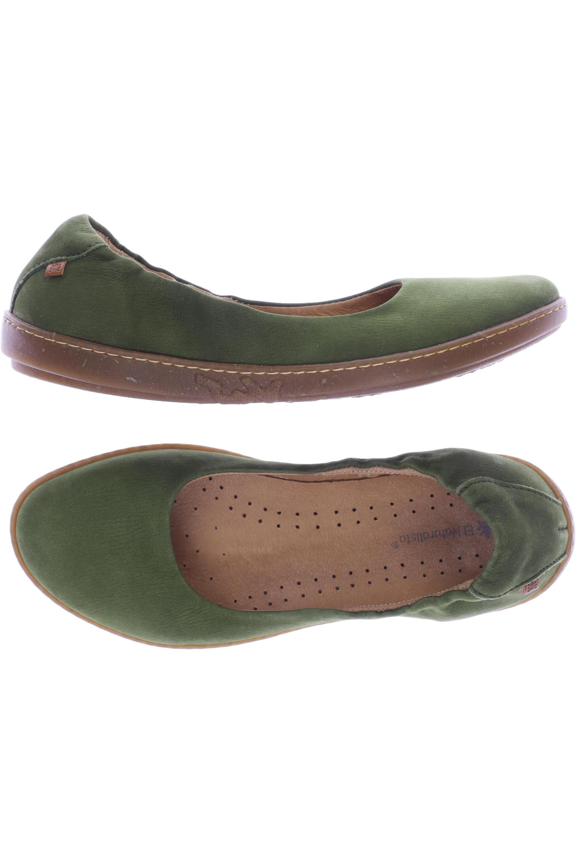 

El Naturalista Damen Ballerinas, grün, Gr. 37