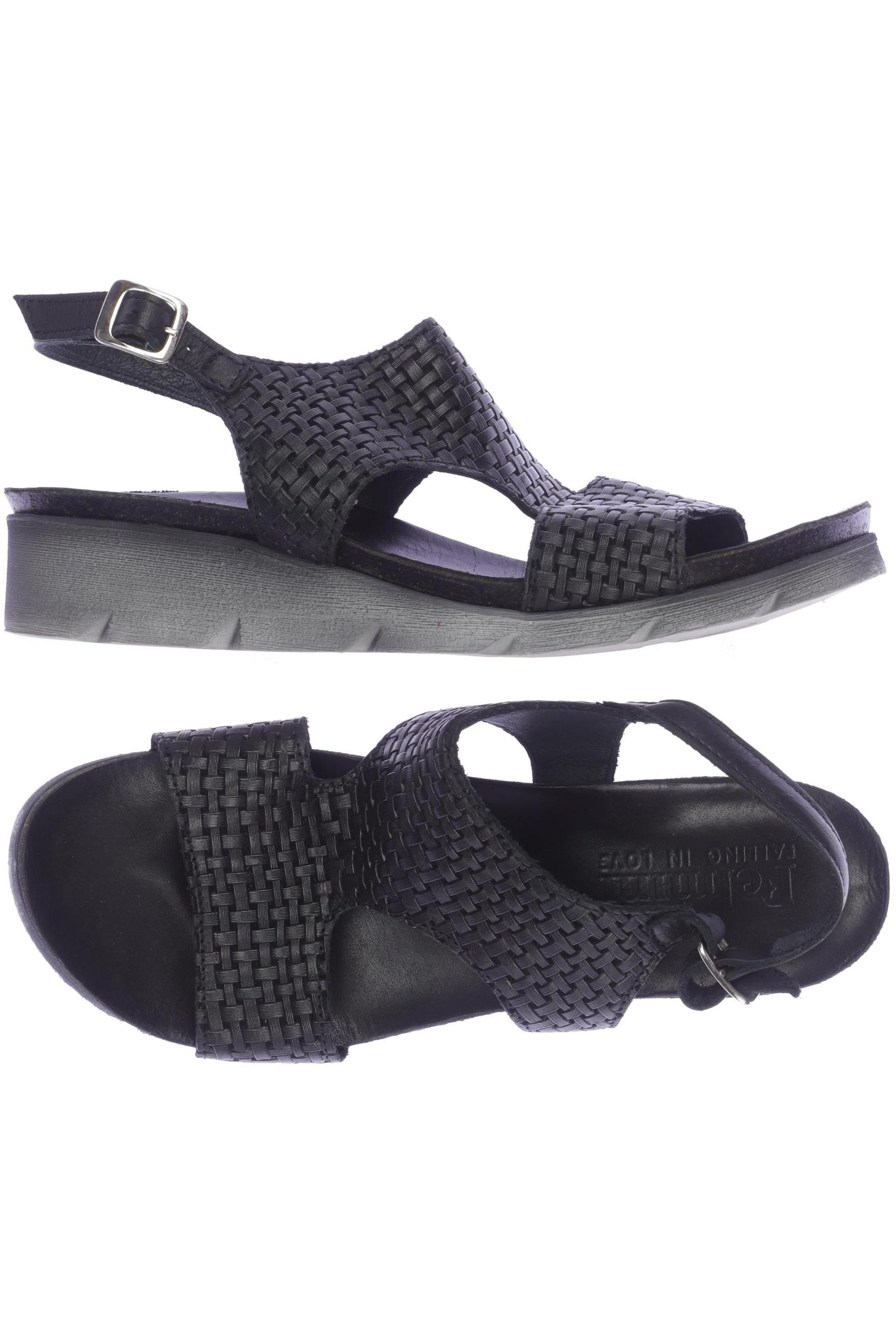 

El Naturalista Damen Sandale, schwarz, Gr. 40