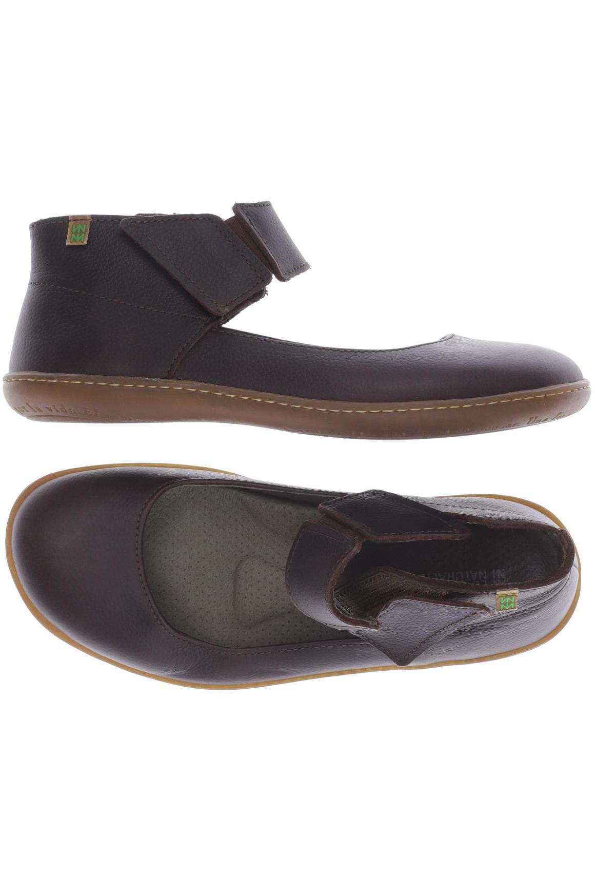 

El Naturalista Damen Ballerinas, braun, Gr. 38