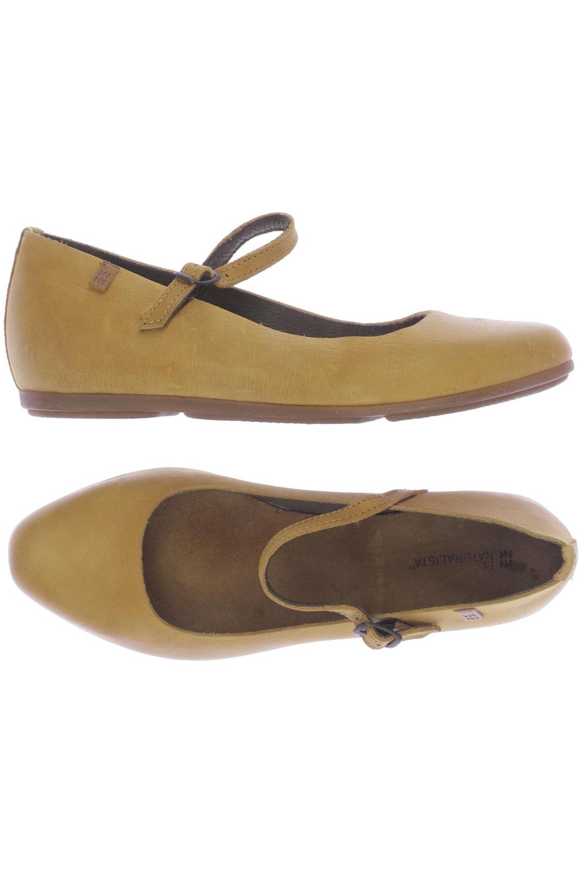 

El Naturalista Damen Ballerinas, gelb, Gr. 37