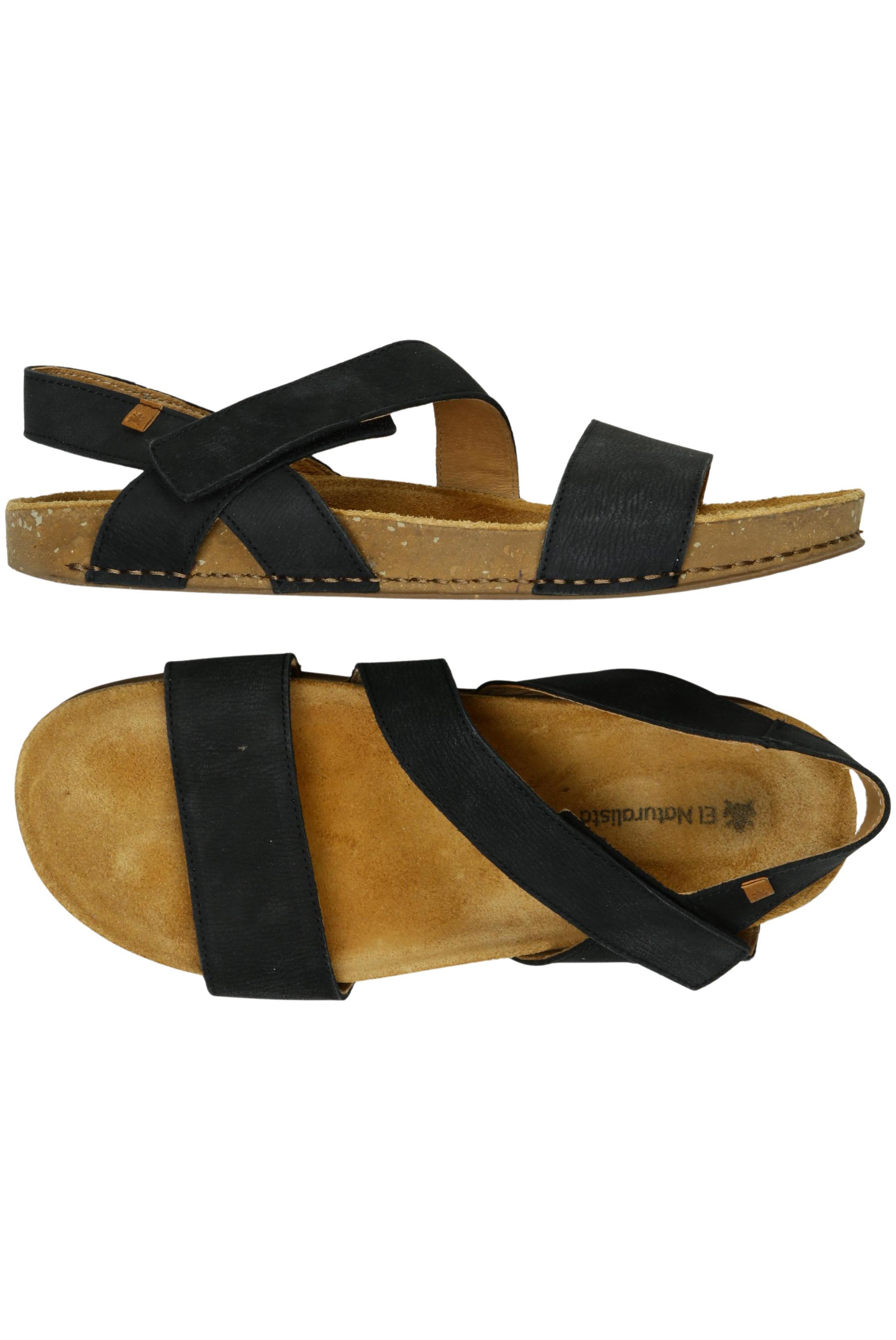 

El Naturalista Damen Sandale, schwarz, Gr. 41