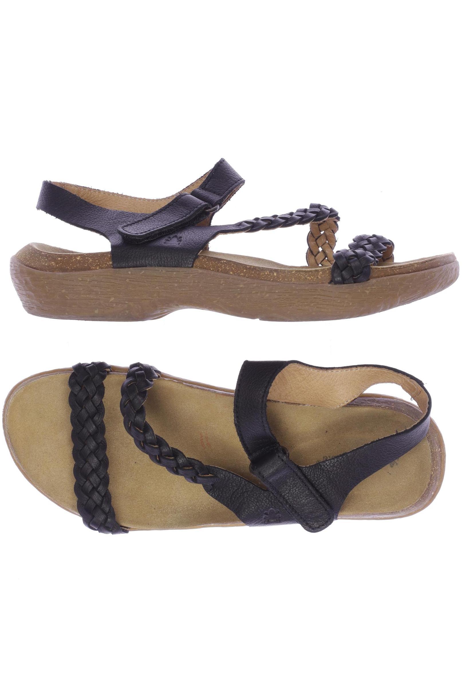 

El Naturalista Damen Sandale, schwarz, Gr. 38
