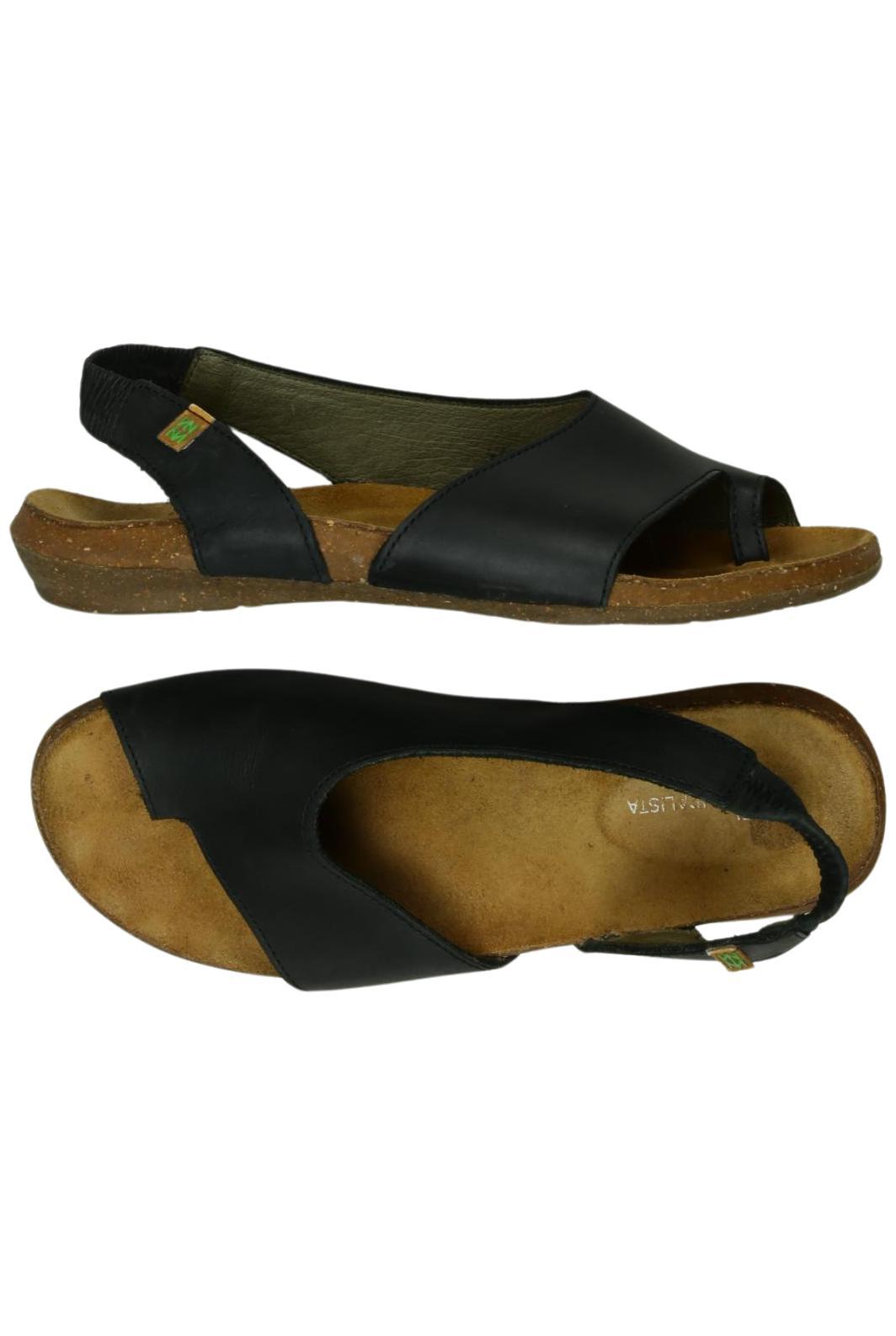 

El Naturalista Damen Sandale, schwarz, Gr. 38