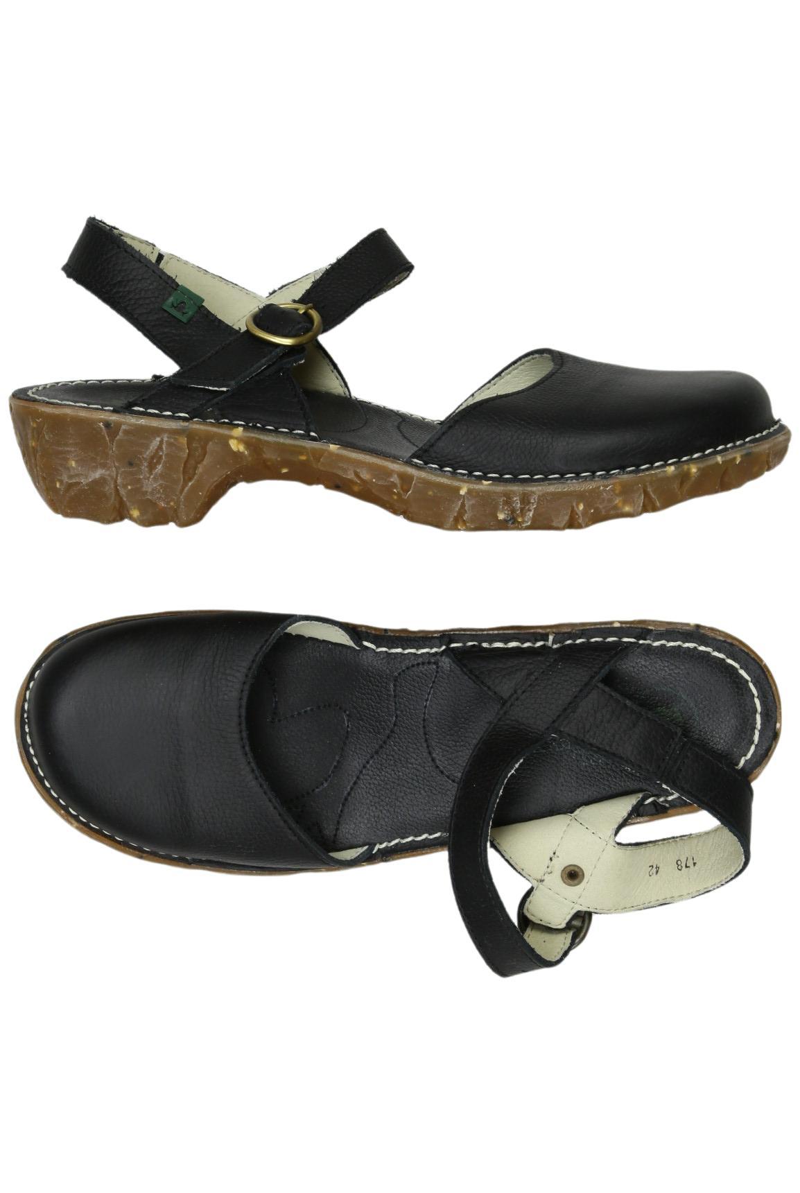 

El Naturalista Damen Sandale, schwarz, Gr. 42