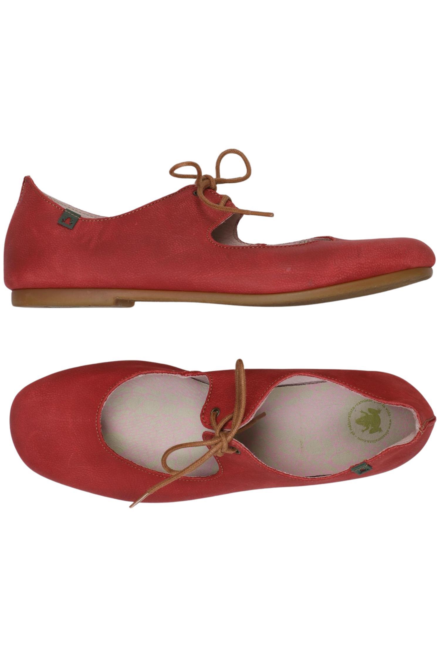 Thumbnail - El Naturalista Damen Ballerinas, rot, Gr. 41
