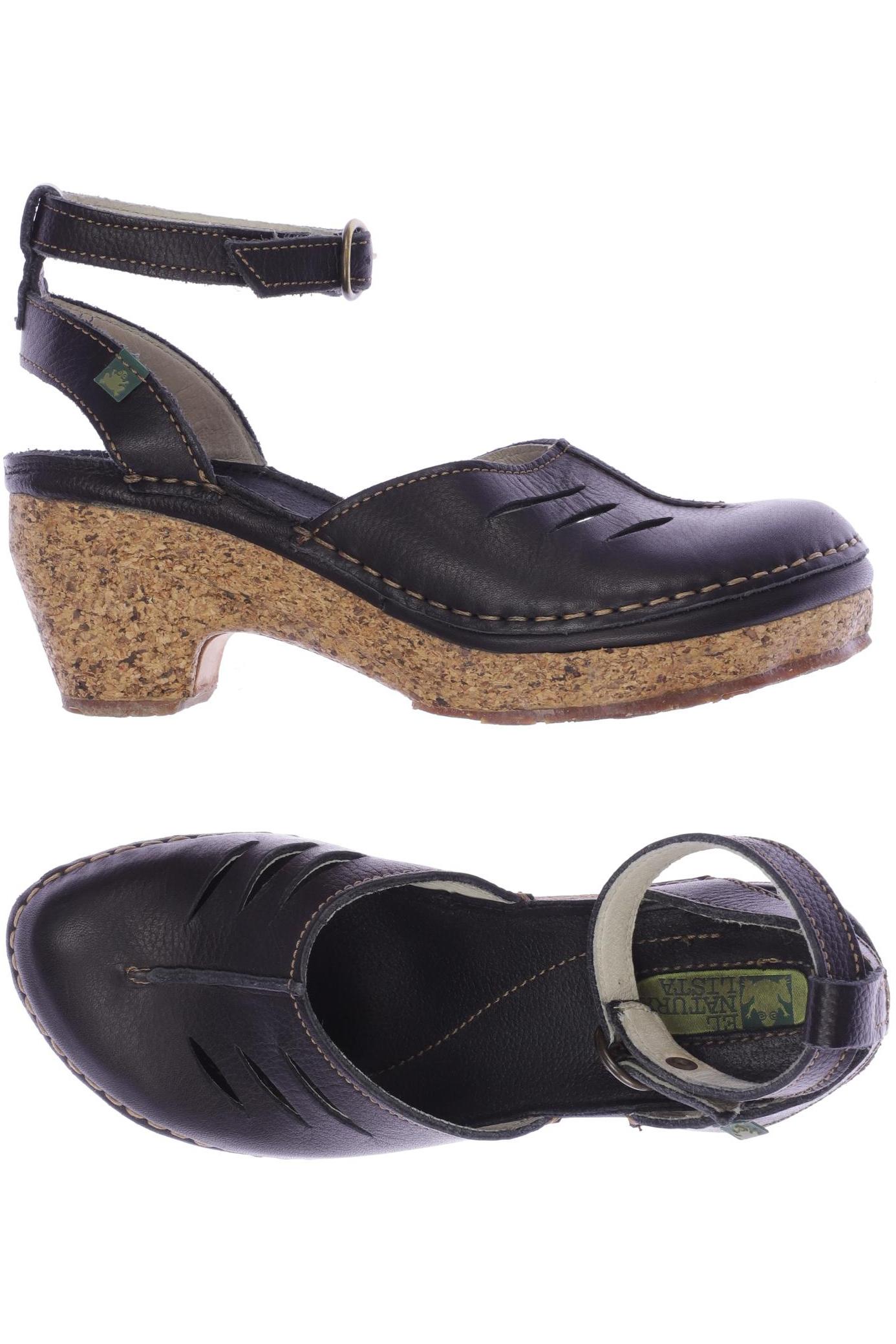 

El Naturalista Damen Sandale, schwarz, Gr. 37
