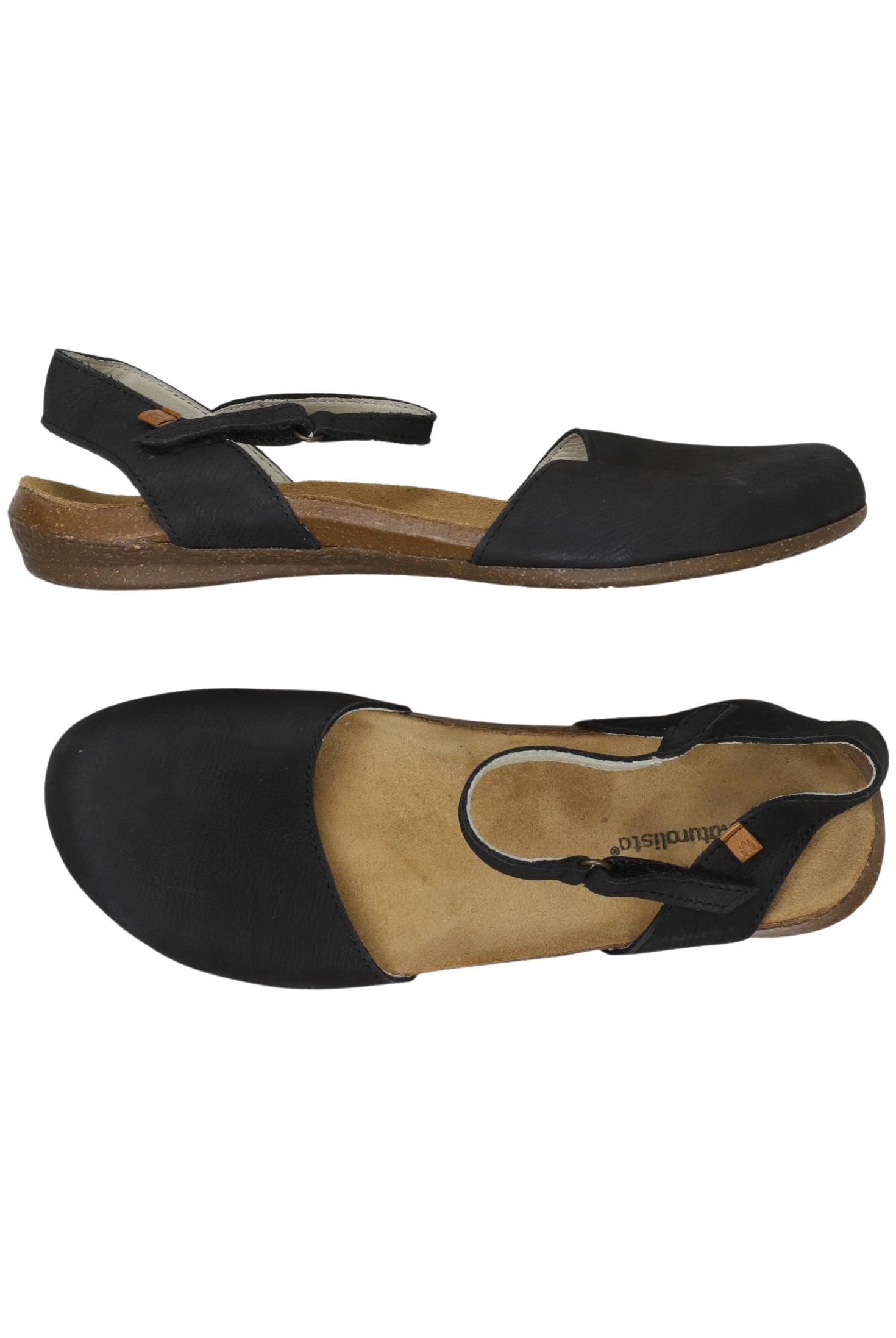 

El Naturalista Damen Sandale, schwarz, Gr. 40