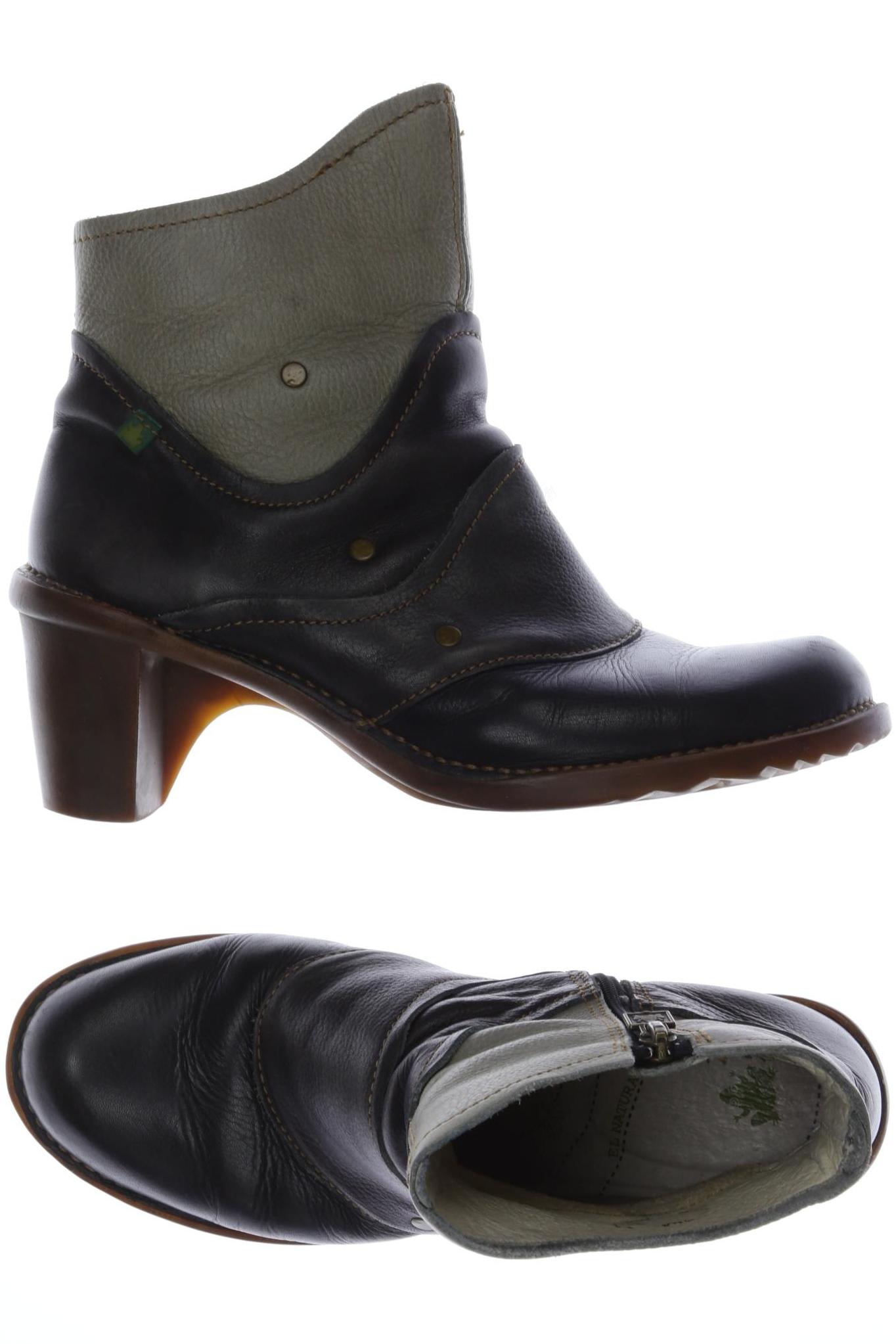 Thumbnail - El Naturalista Damen Stiefelette, schwarz, Gr. 41