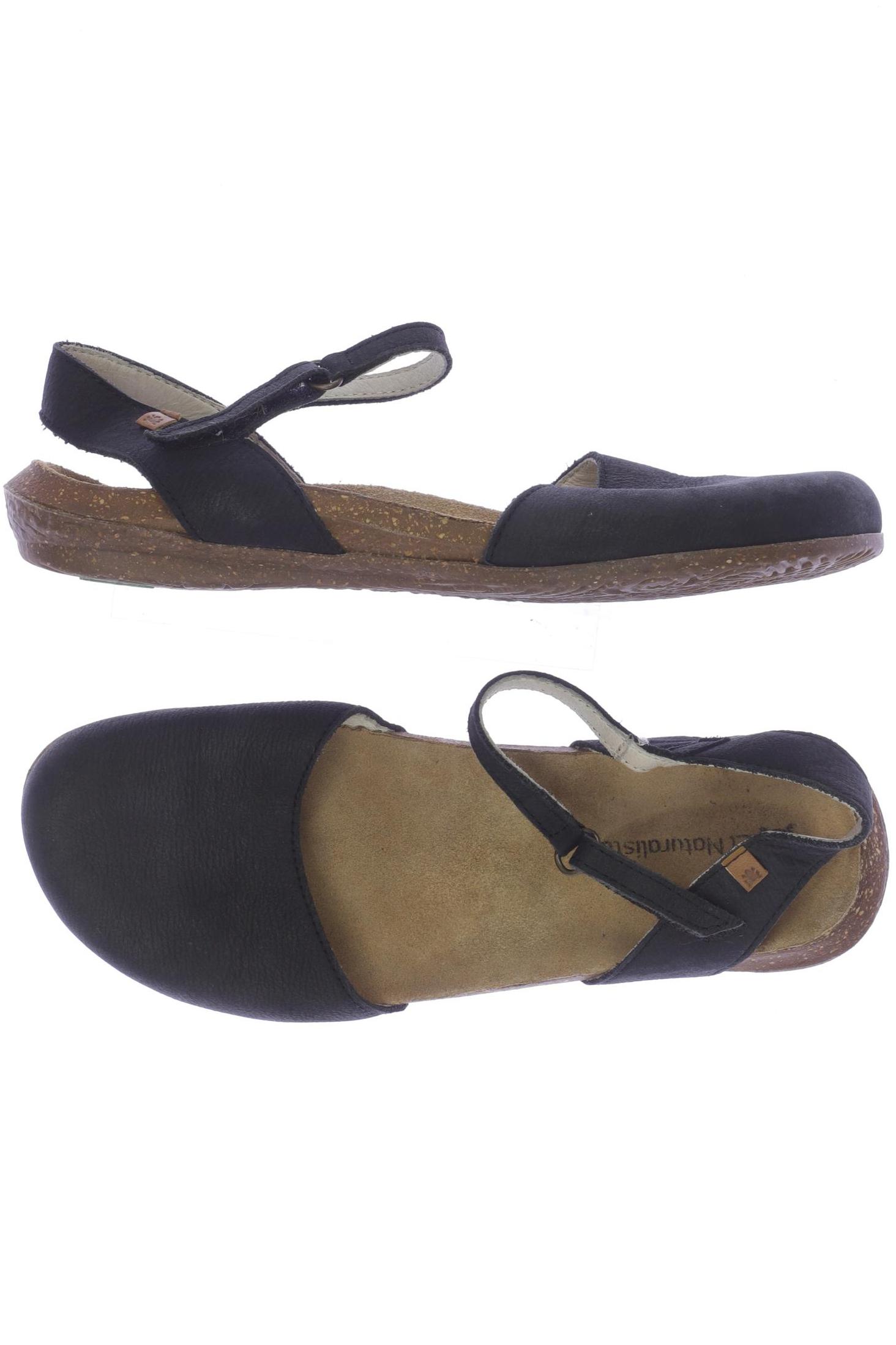 

El Naturalista Damen Sandale, schwarz, Gr. 42
