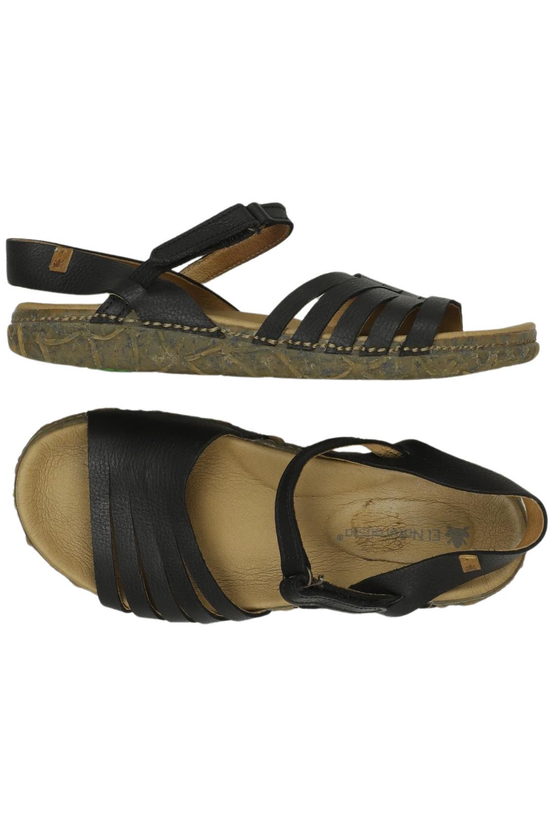 

El Naturalista Damen Sandale, schwarz, Gr. 37