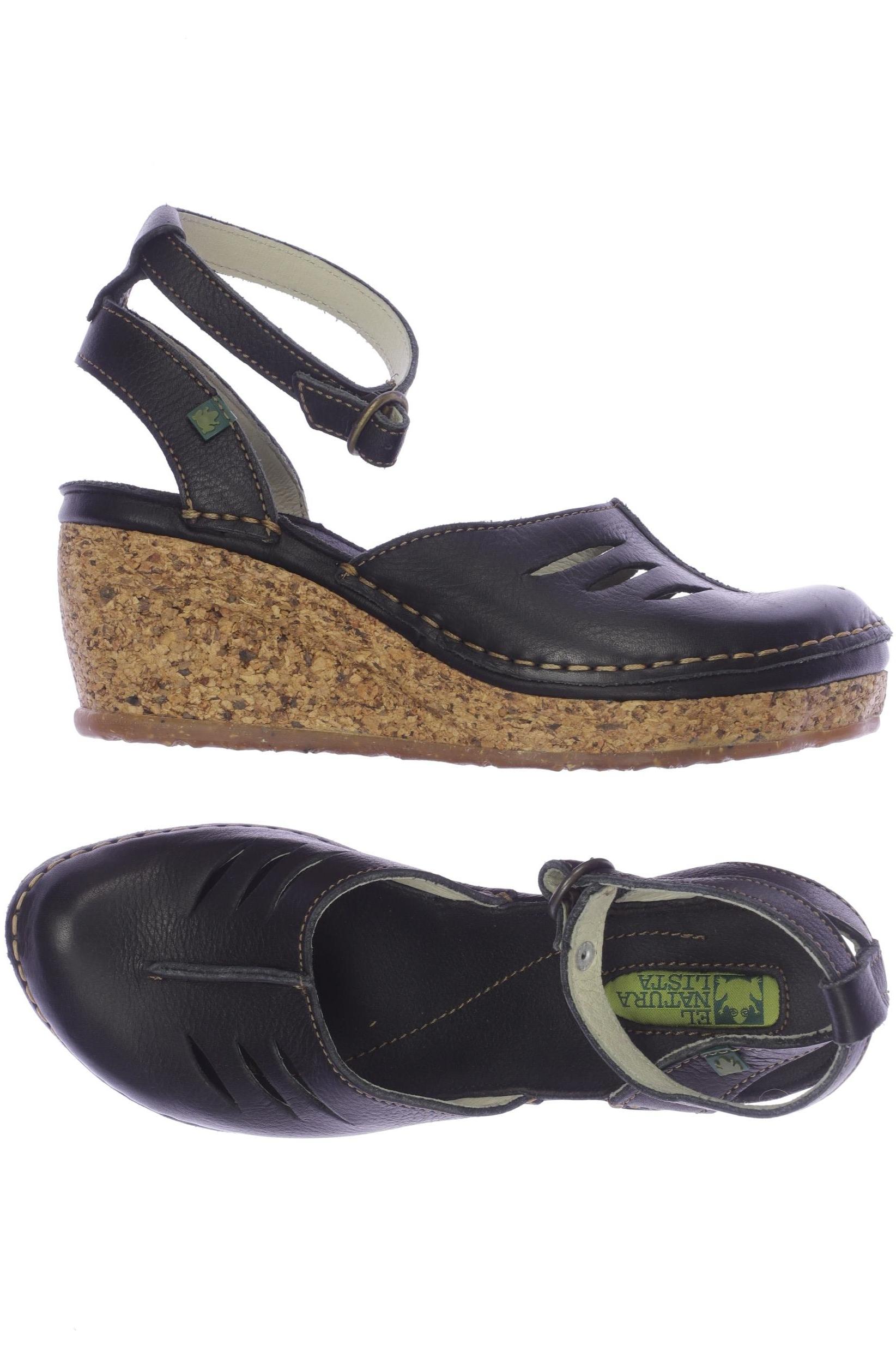 

El Naturalista Damen Sandale, schwarz, Gr. 38