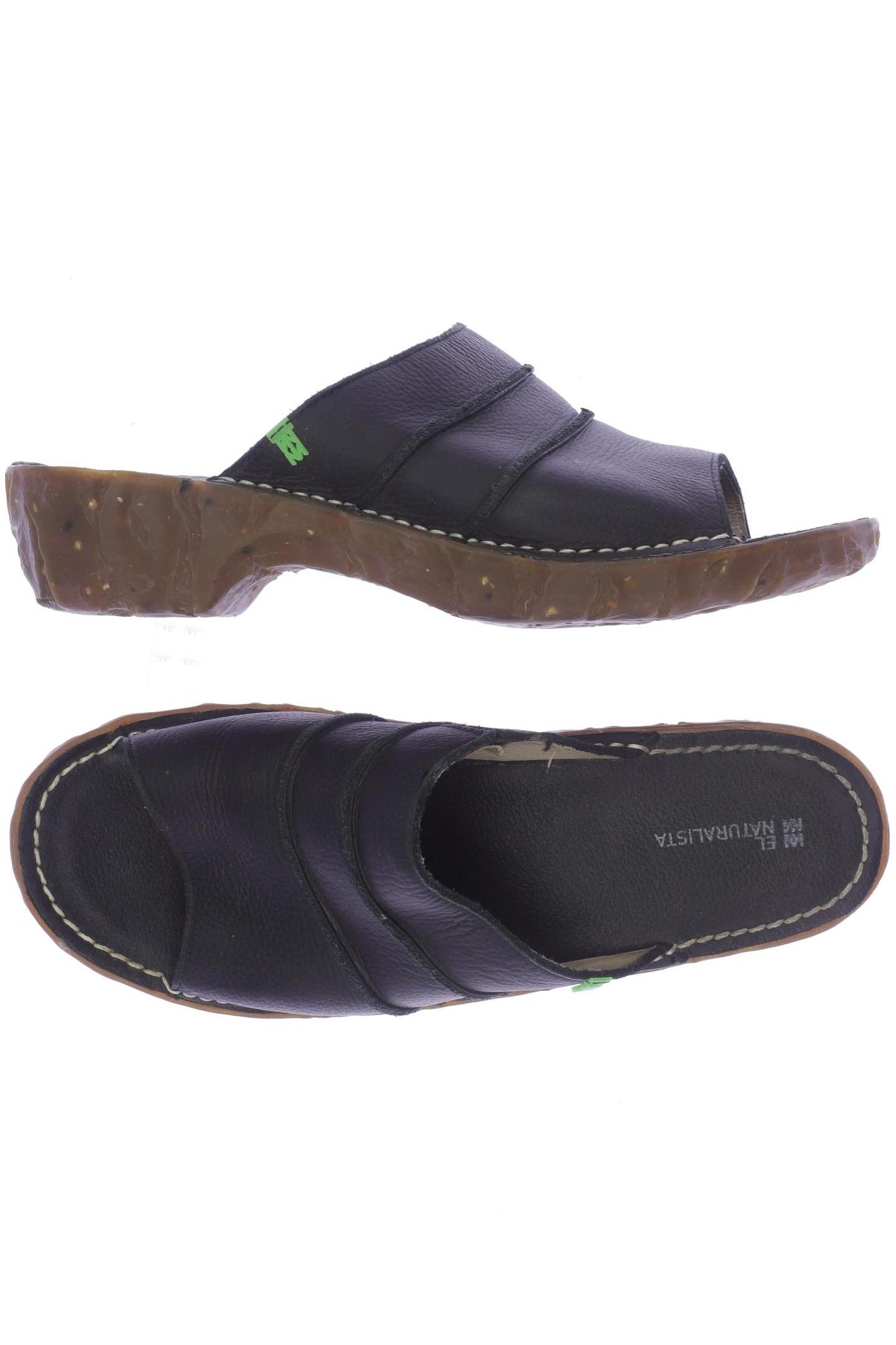 

El Naturalista Damen Sandale, schwarz, Gr. 39