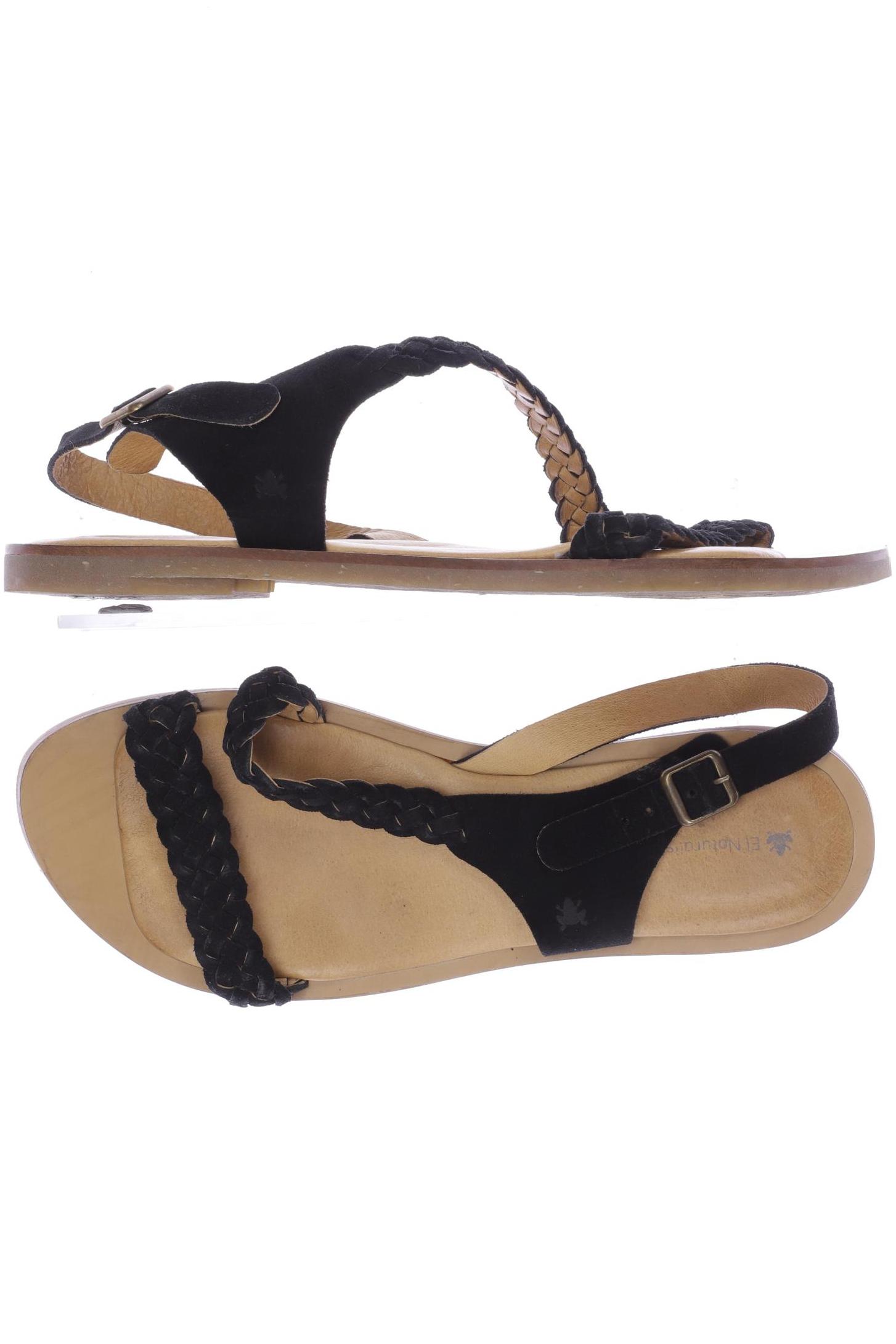 

El Naturalista Damen Sandale, schwarz, Gr. 40