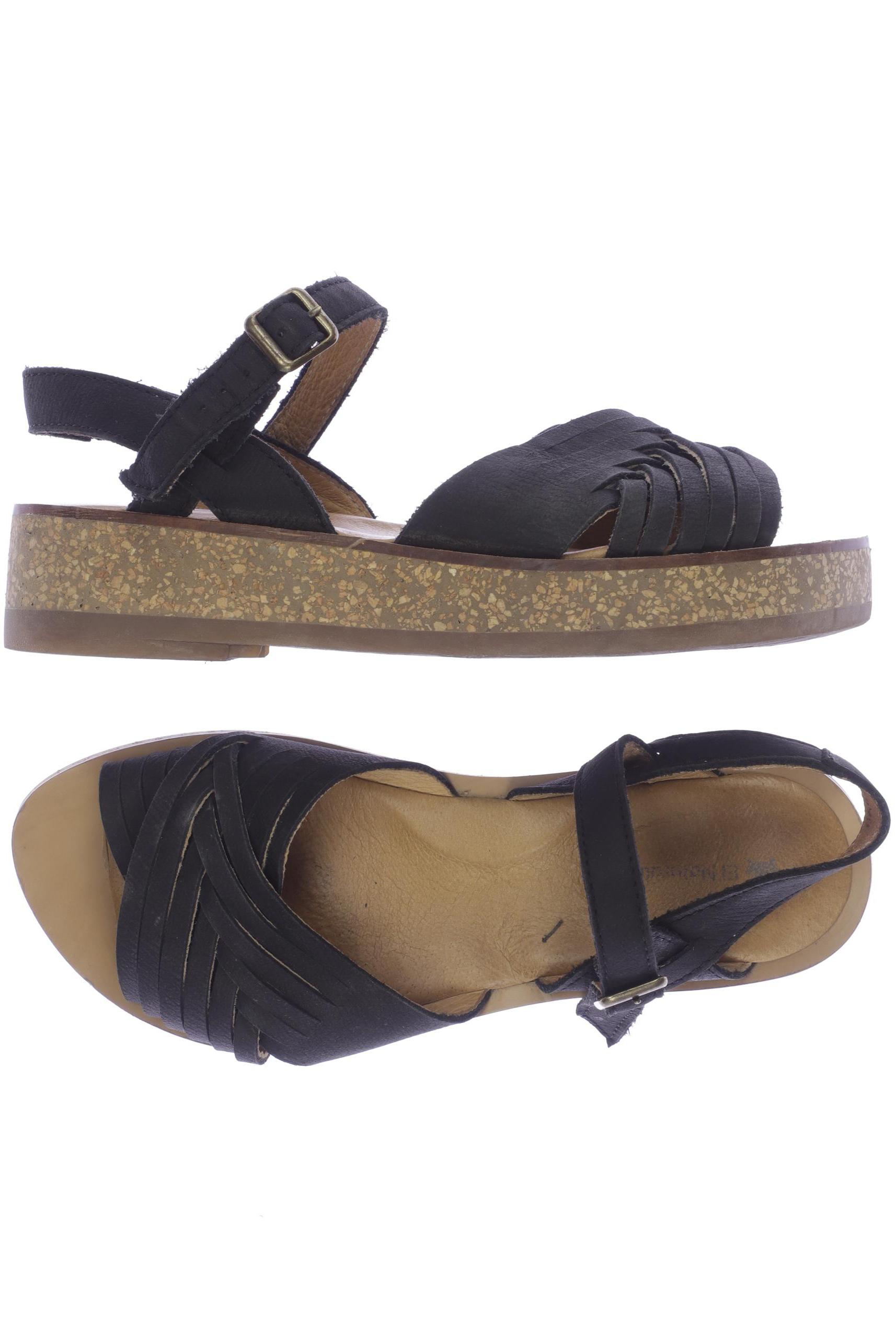 

El Naturalista Damen Sandale, schwarz, Gr. 36