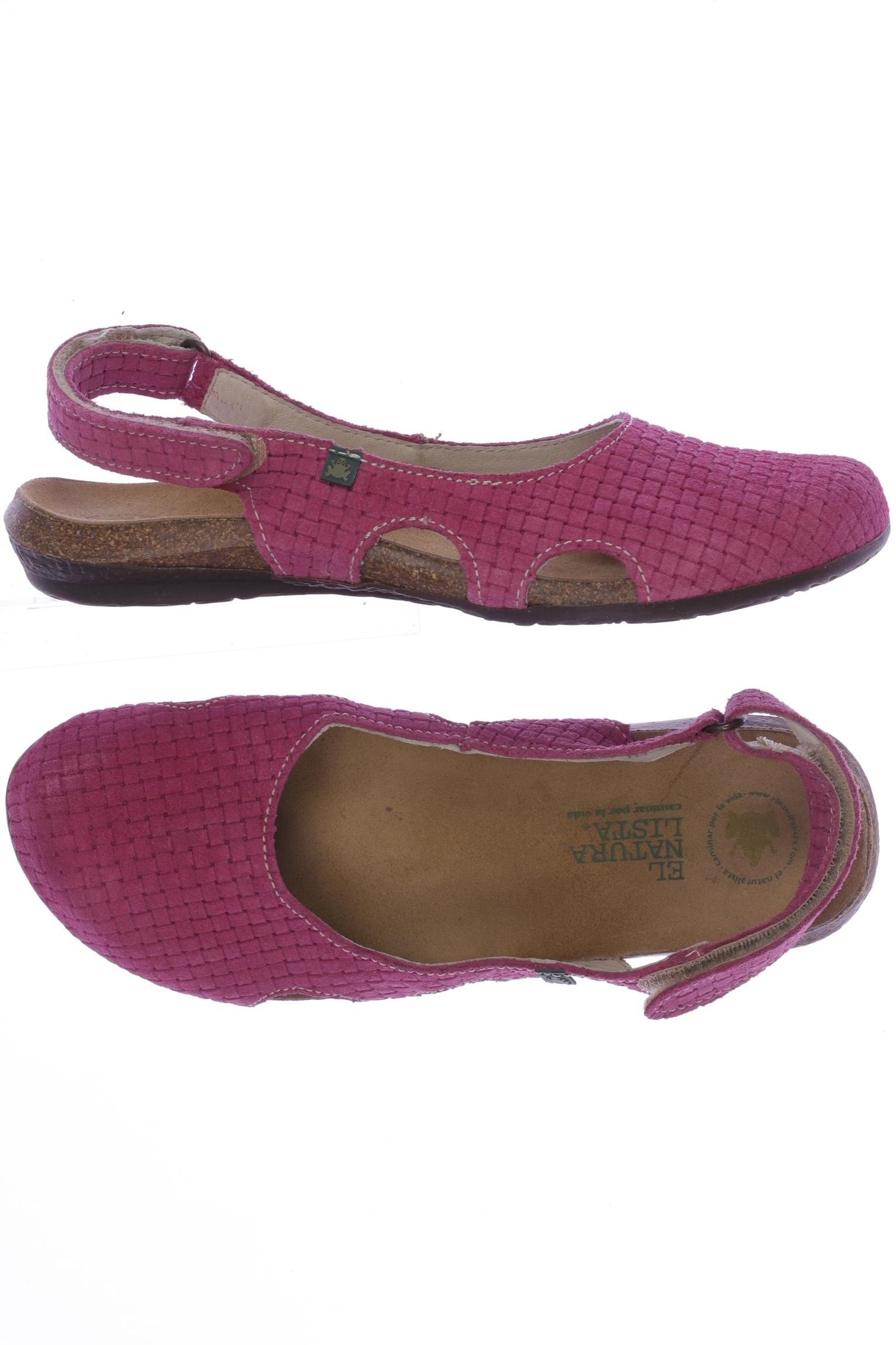 Thumbnail - El Naturalista Damen Ballerinas, pink, Gr. 40