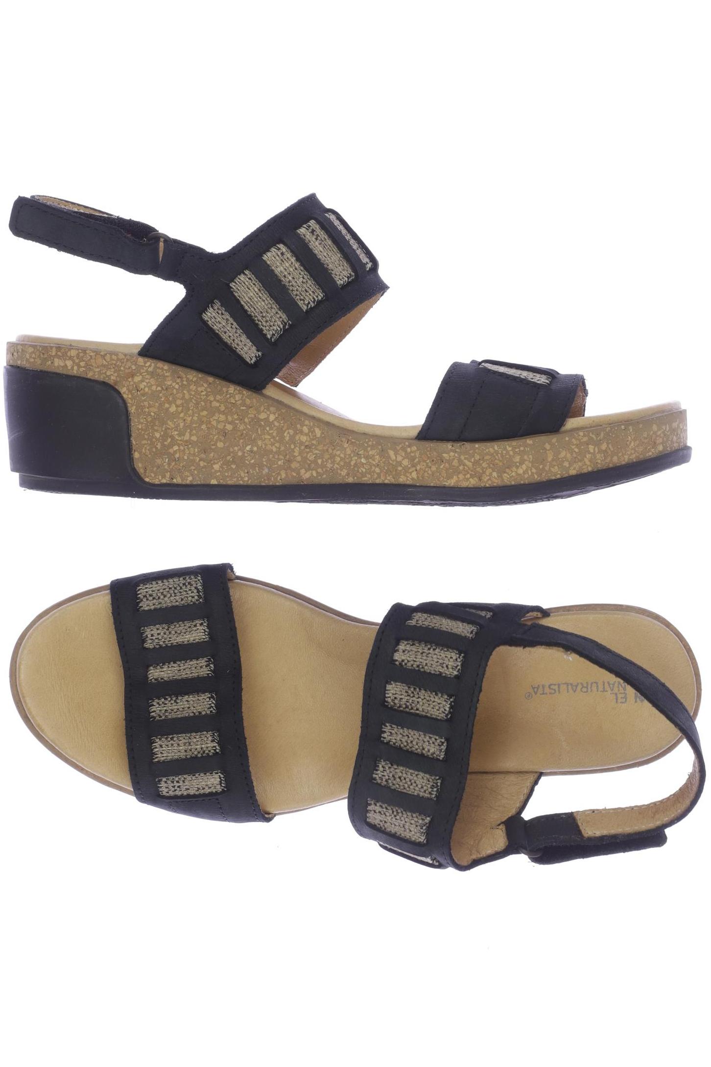 

El Naturalista Damen Sandale, schwarz, Gr. 41
