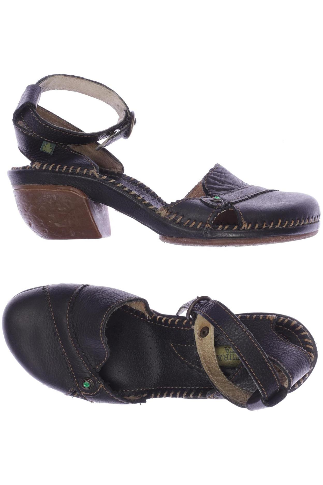 

El Naturalista Damen Sandale, schwarz, Gr. 37