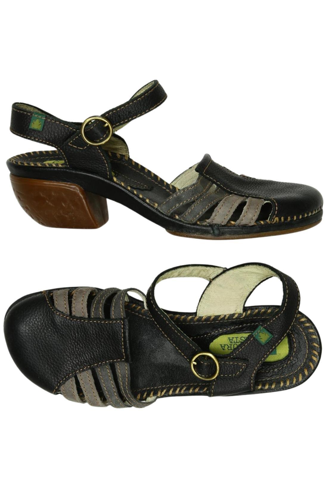 

El Naturalista Damen Sandale, schwarz, Gr. 38