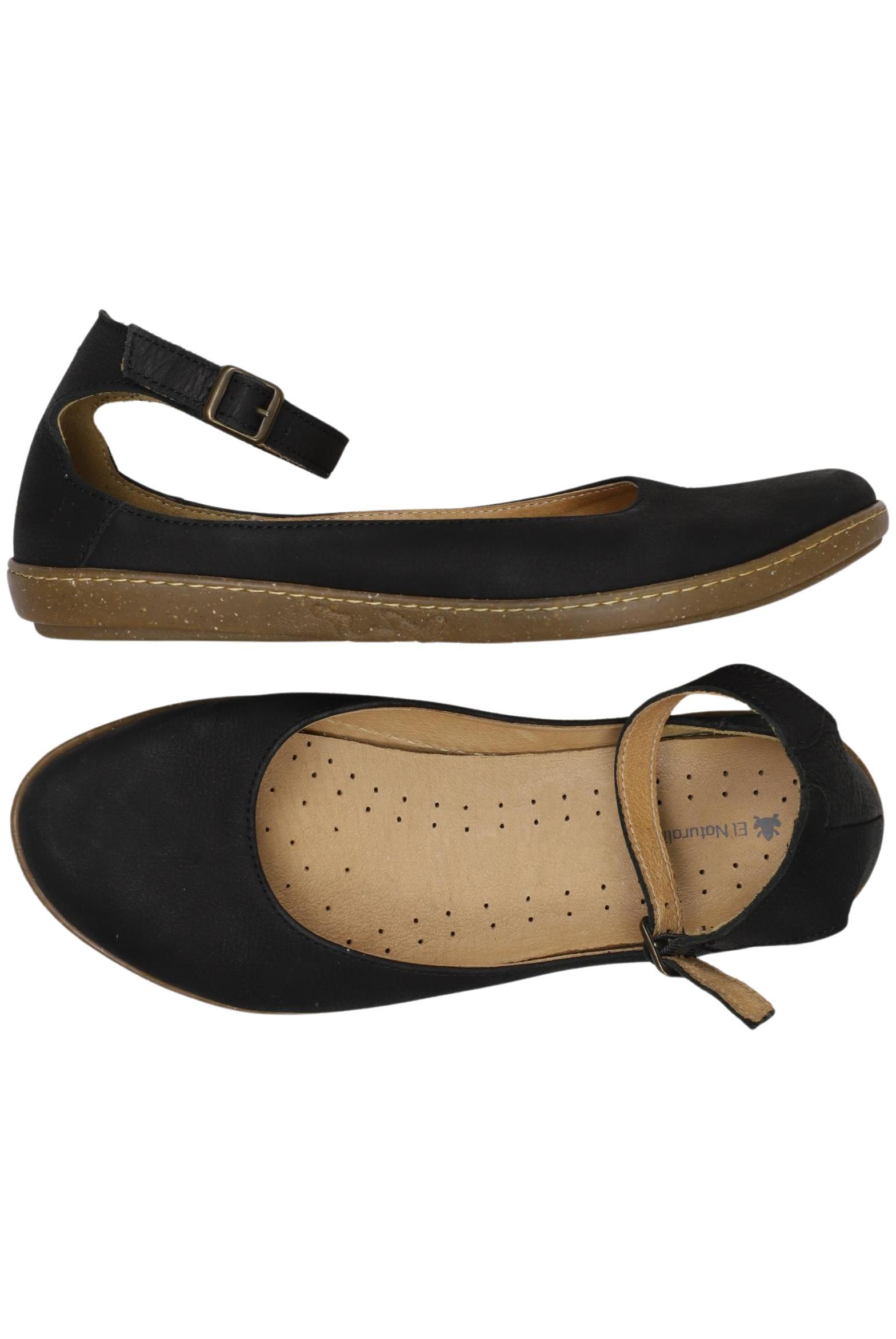 

El Naturalista Damen Ballerinas, schwarz, Gr. 40