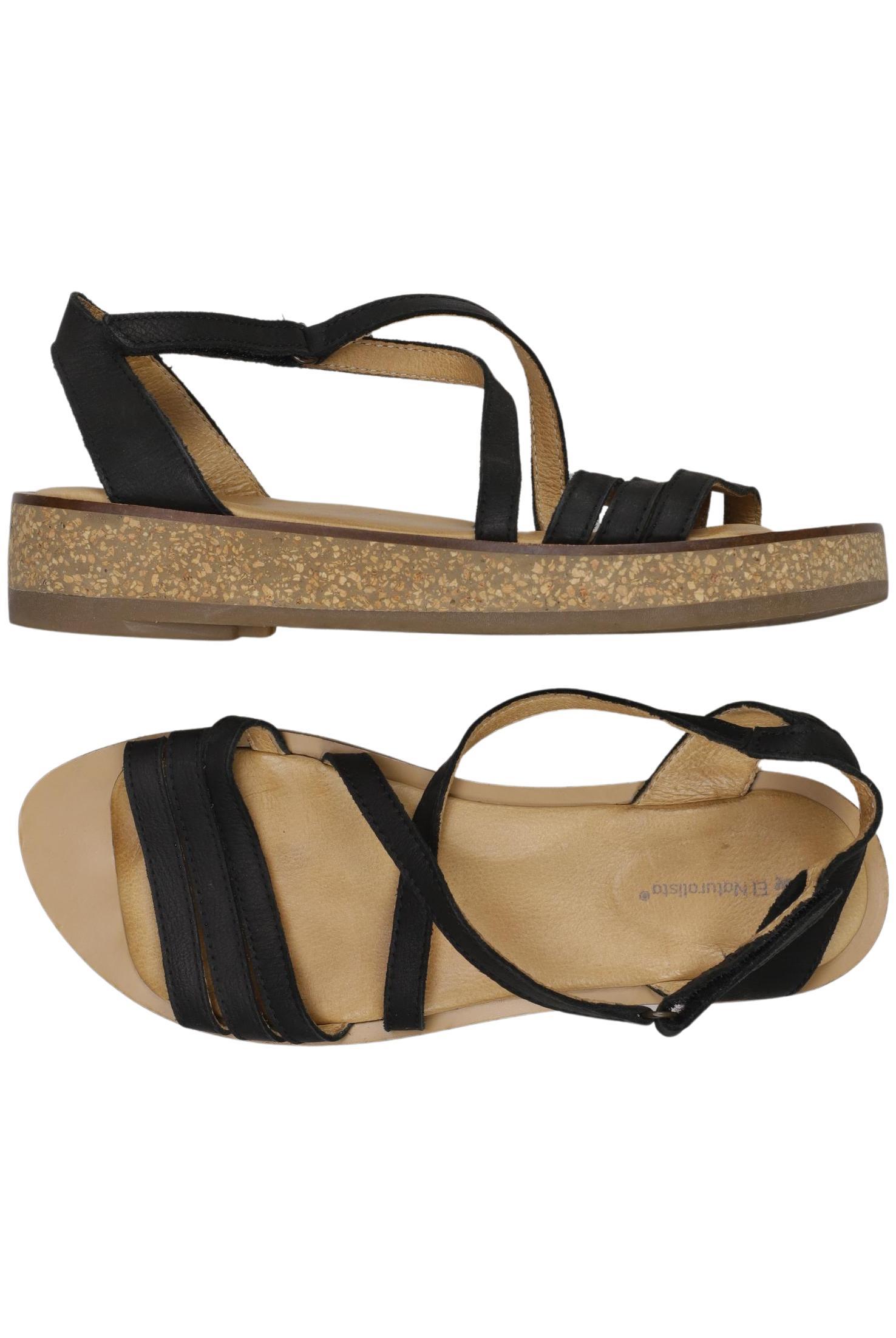 

El Naturalista Damen Sandale, schwarz, Gr. 40
