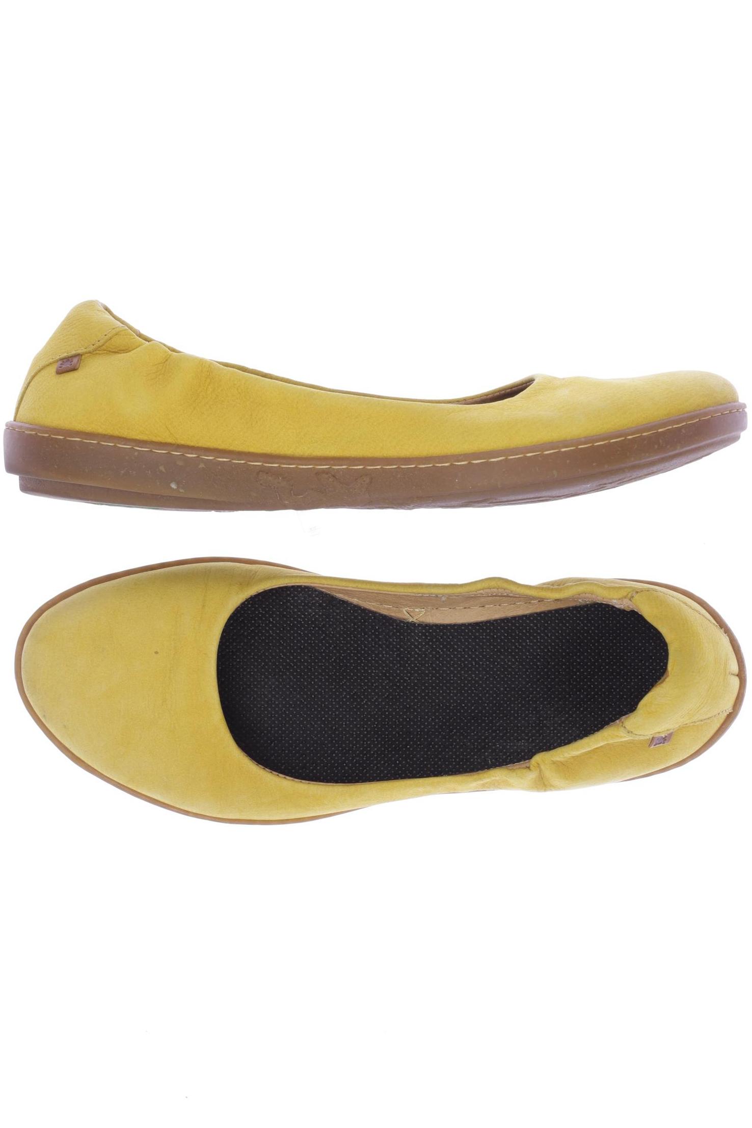 

El Naturalista Damen Ballerinas, gelb, Gr. 39