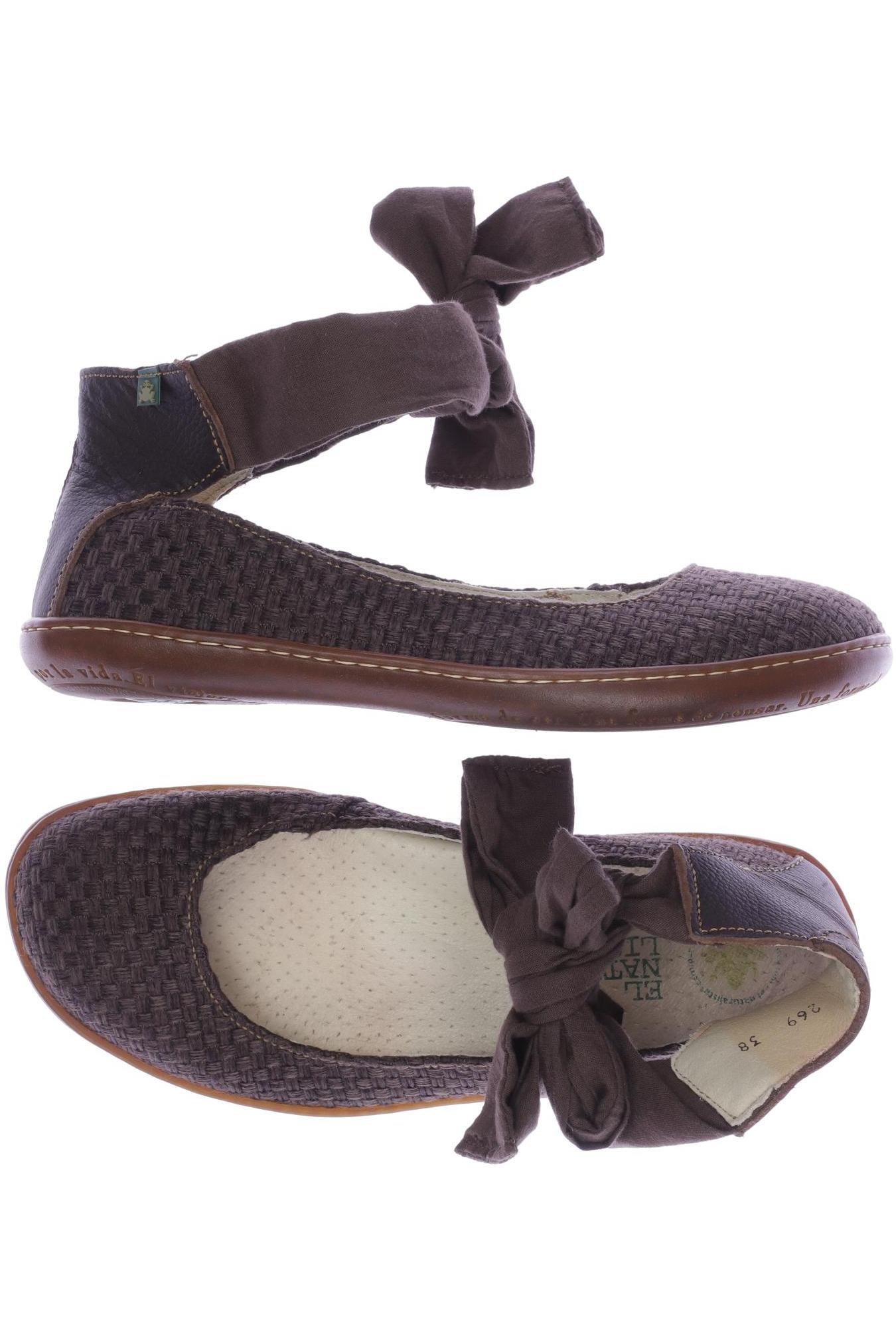 

El Naturalista Damen Ballerinas, braun, Gr. 38